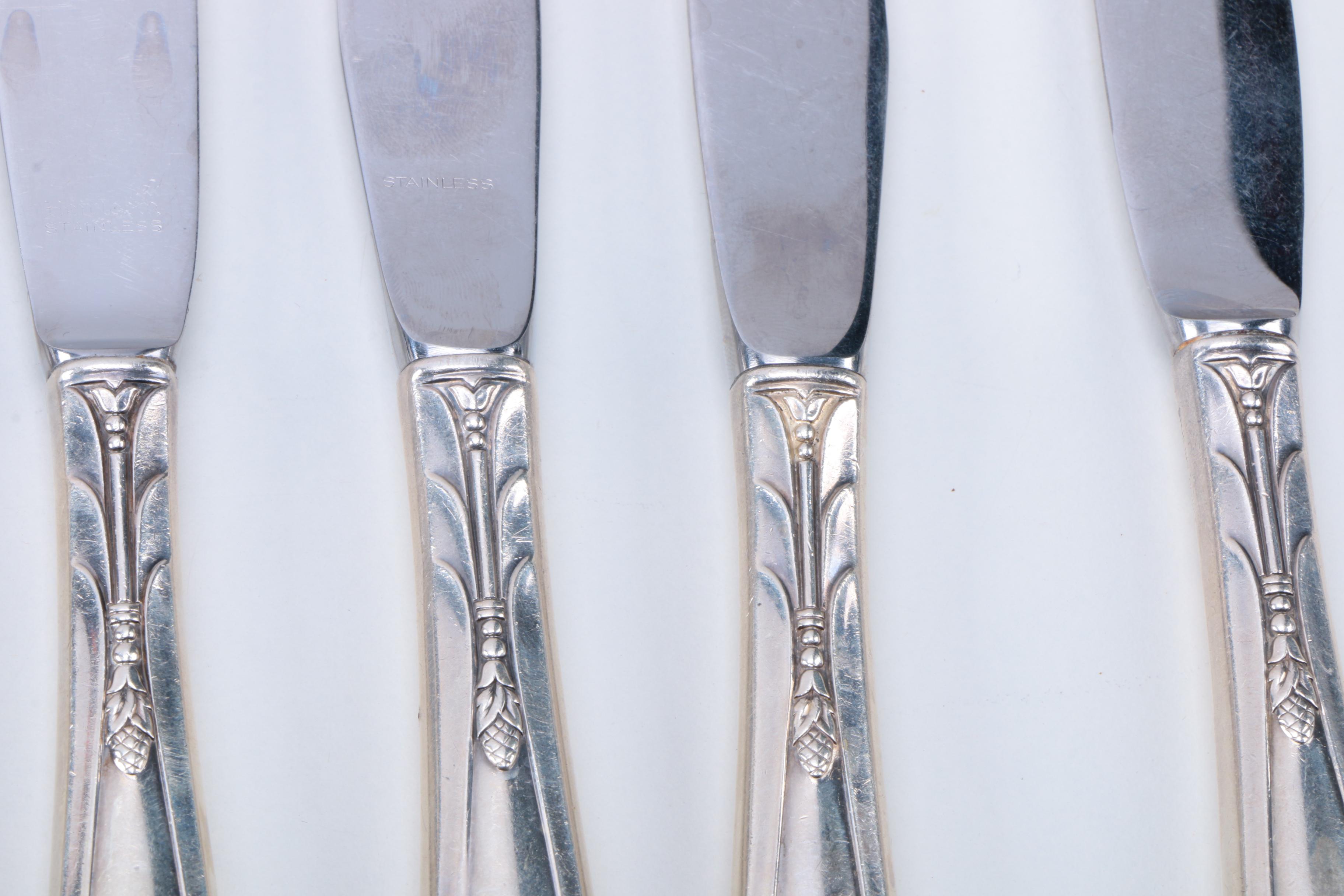 Oneida "Heiress" Sterling Silver Flatware Set EBTH