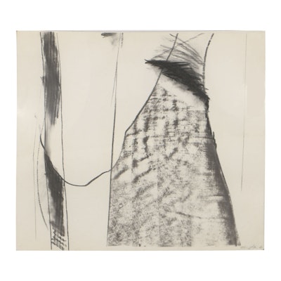 Michael Steiner Charcoal Drawing on Paper
