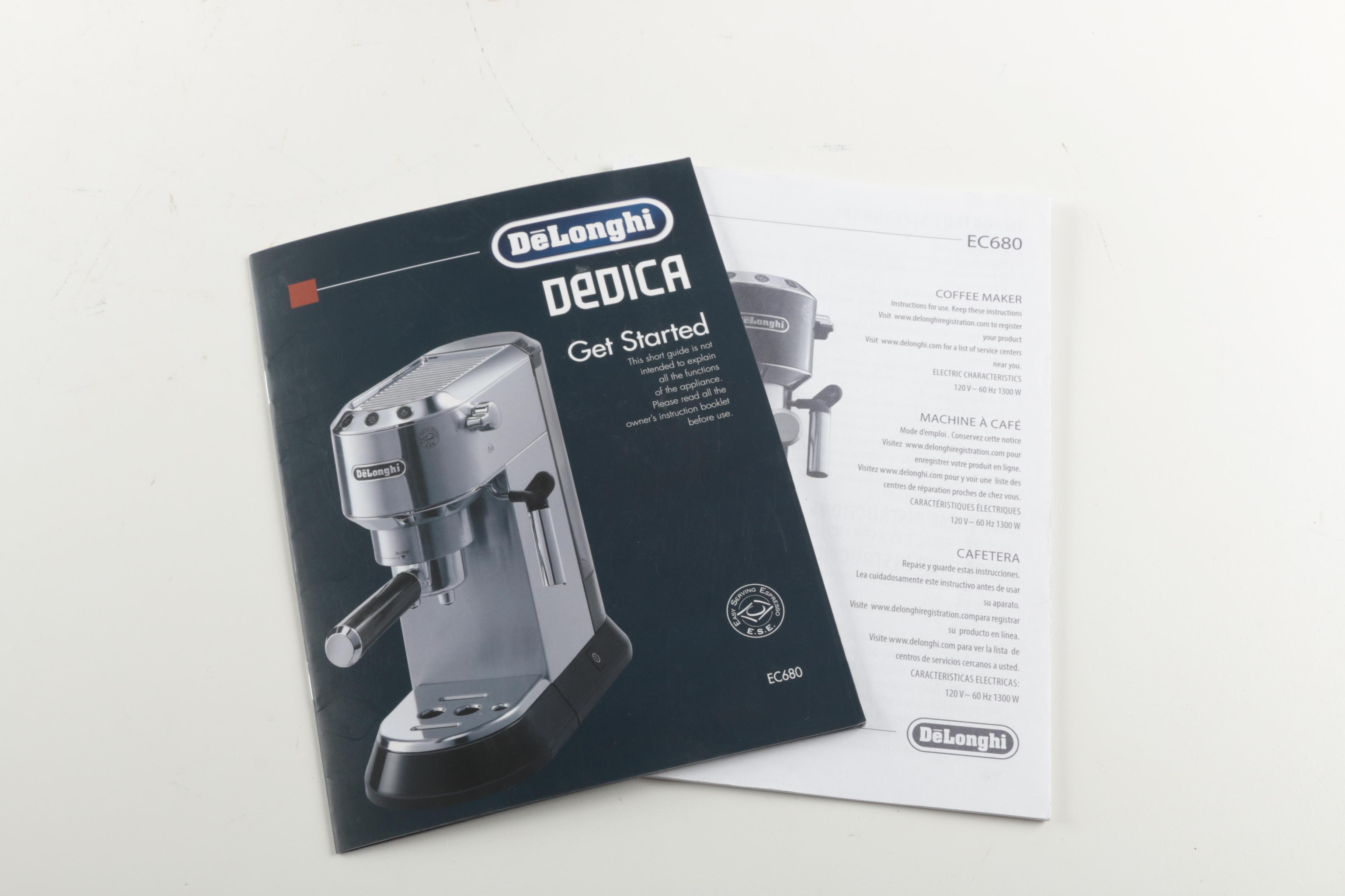 DeLonghi "Dedica" Espresso Machine EBTH