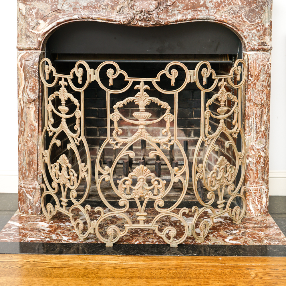 Ornate Fireplace Screen Ebth