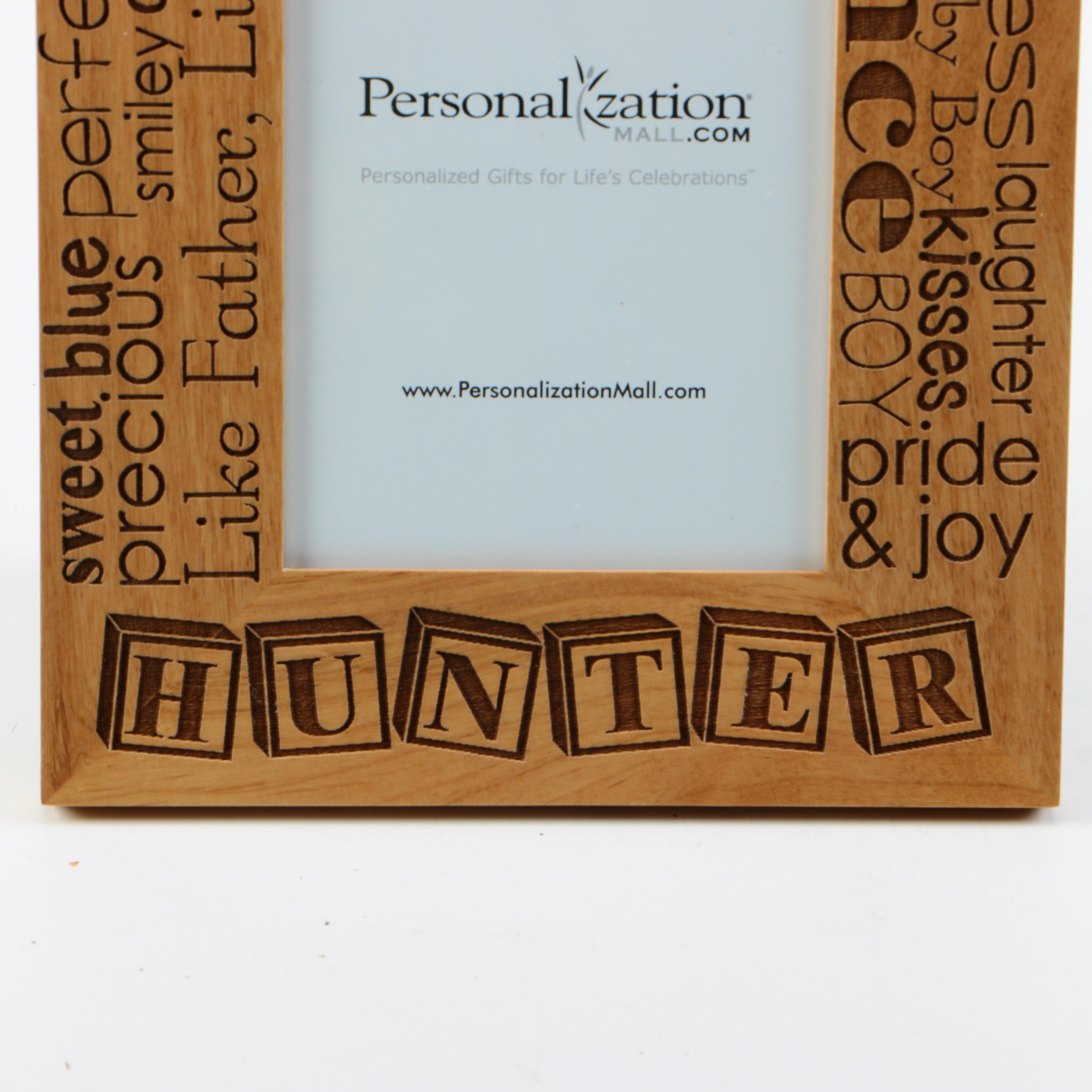 Wooden Monogrammed Photo Frame | EBTH
