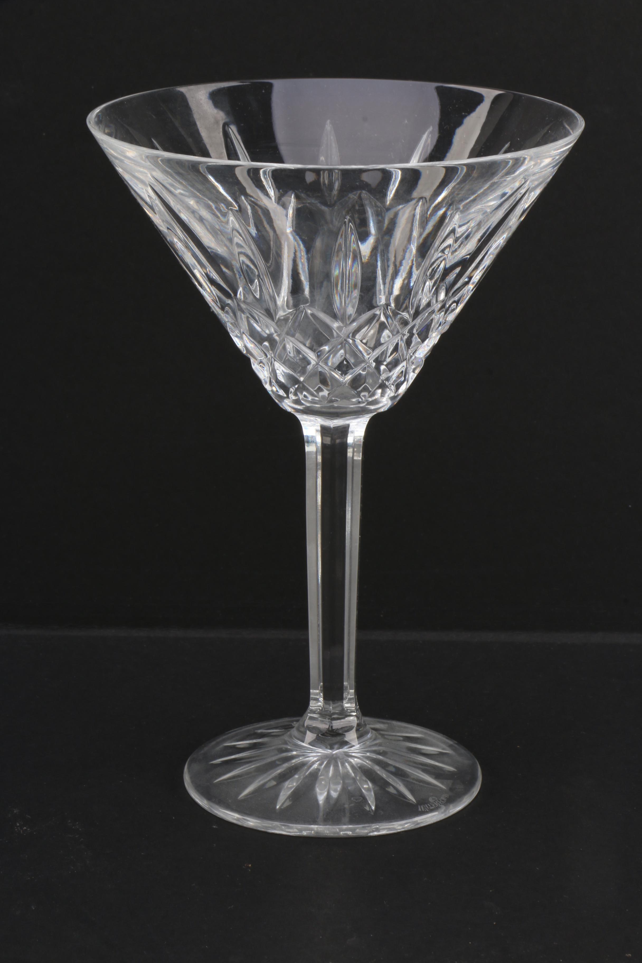 Waterford Crystal "Lismore" Martini Glasses EBTH