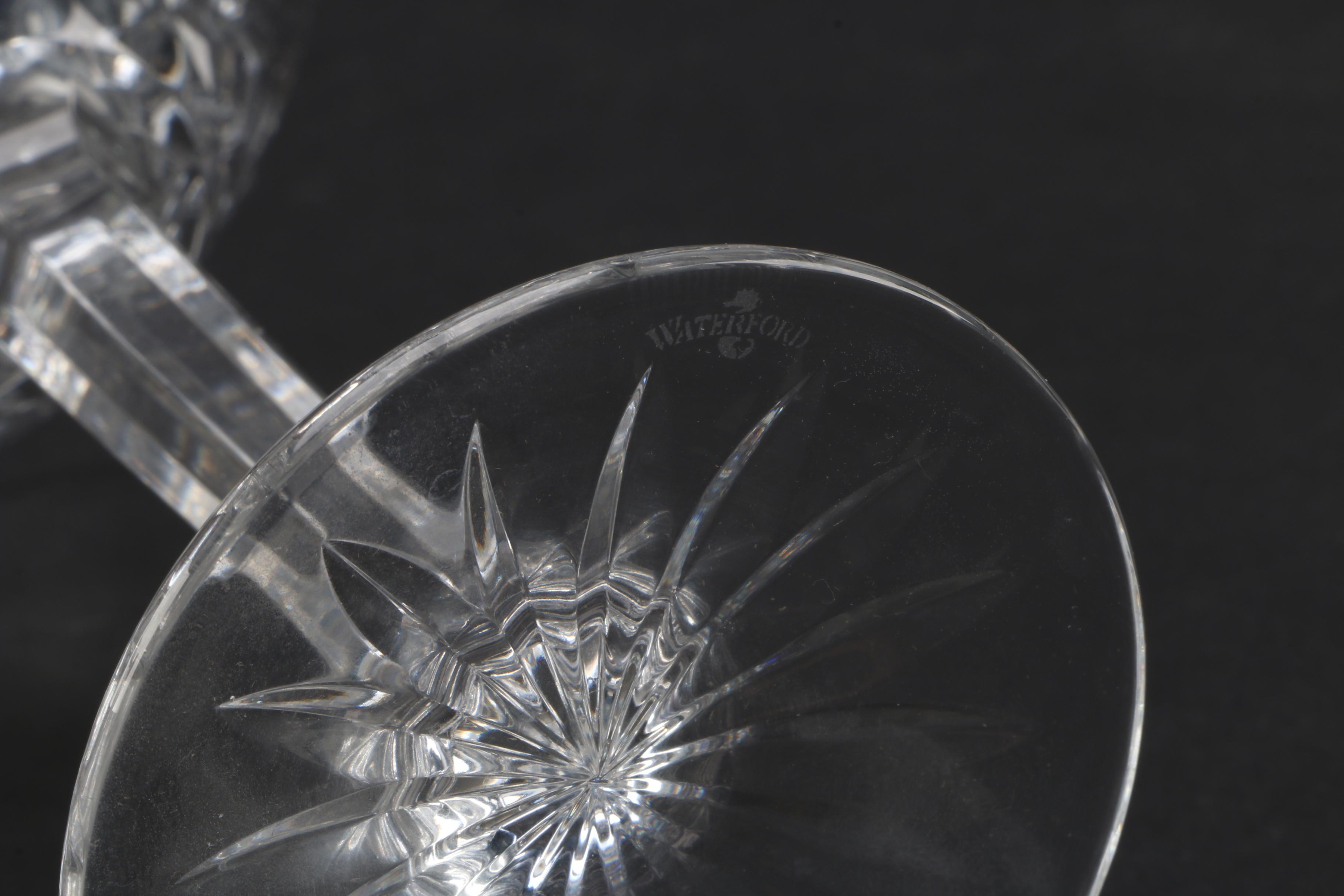 Waterford Crystal "Lismore" Martini Glasses EBTH
