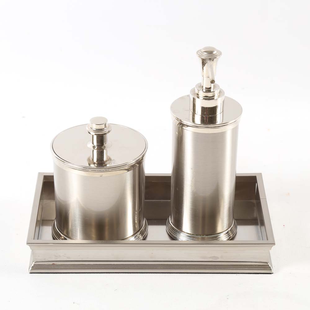 Stainless Steel Bathroom Set EBTH