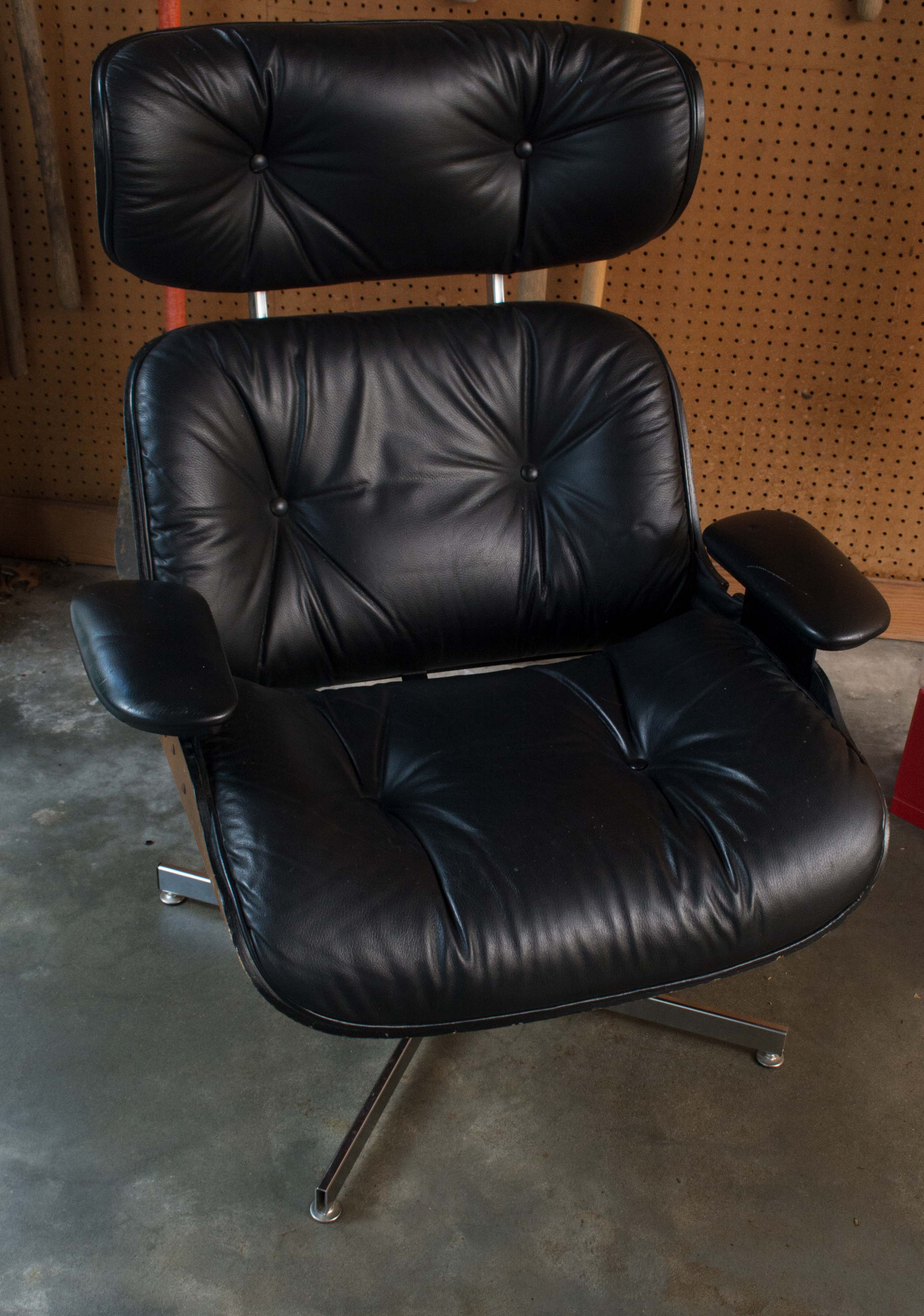 Mid Century Modern Eames Style Chair with Ottoman EBTH