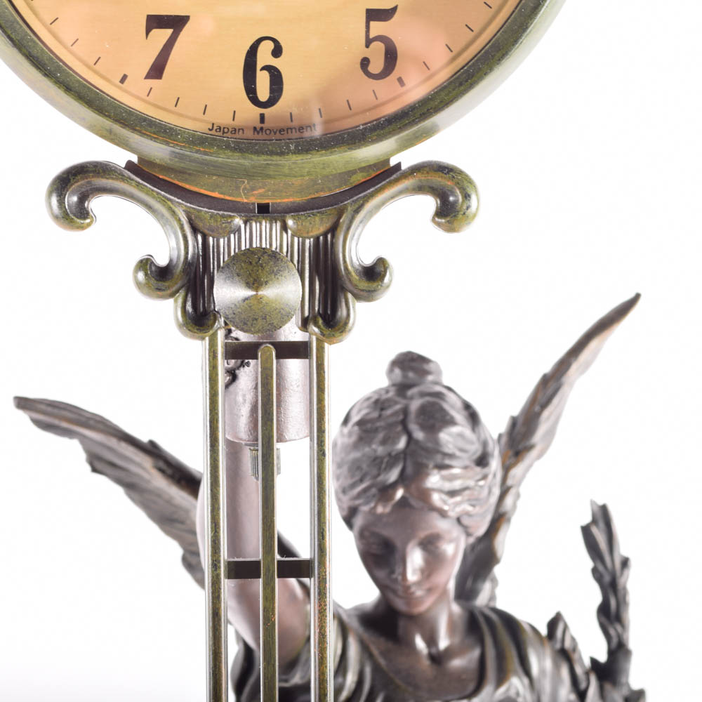 Reproduction Crosa Victorian Style Swinging Pendulum Clock EBTH