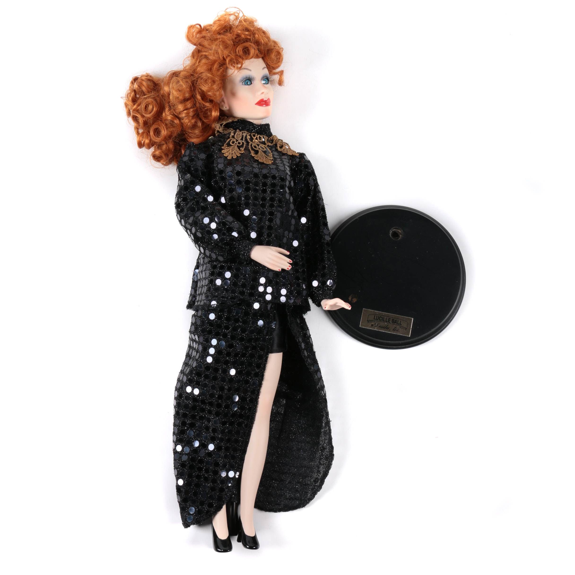 lucille ball porcelain doll