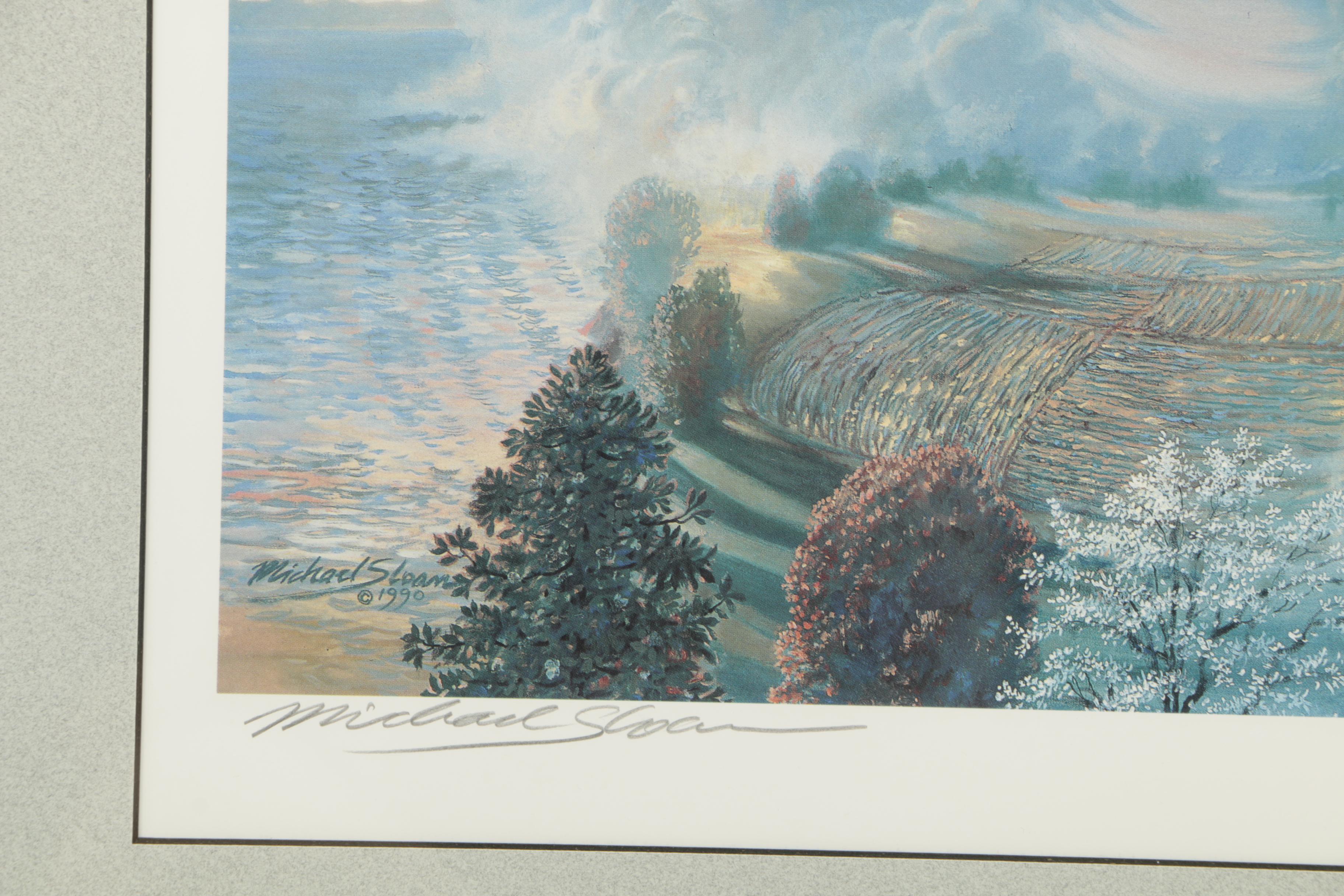 Michael Sloan Limited Edition Offset Lithograph "The Pride of Tennessee