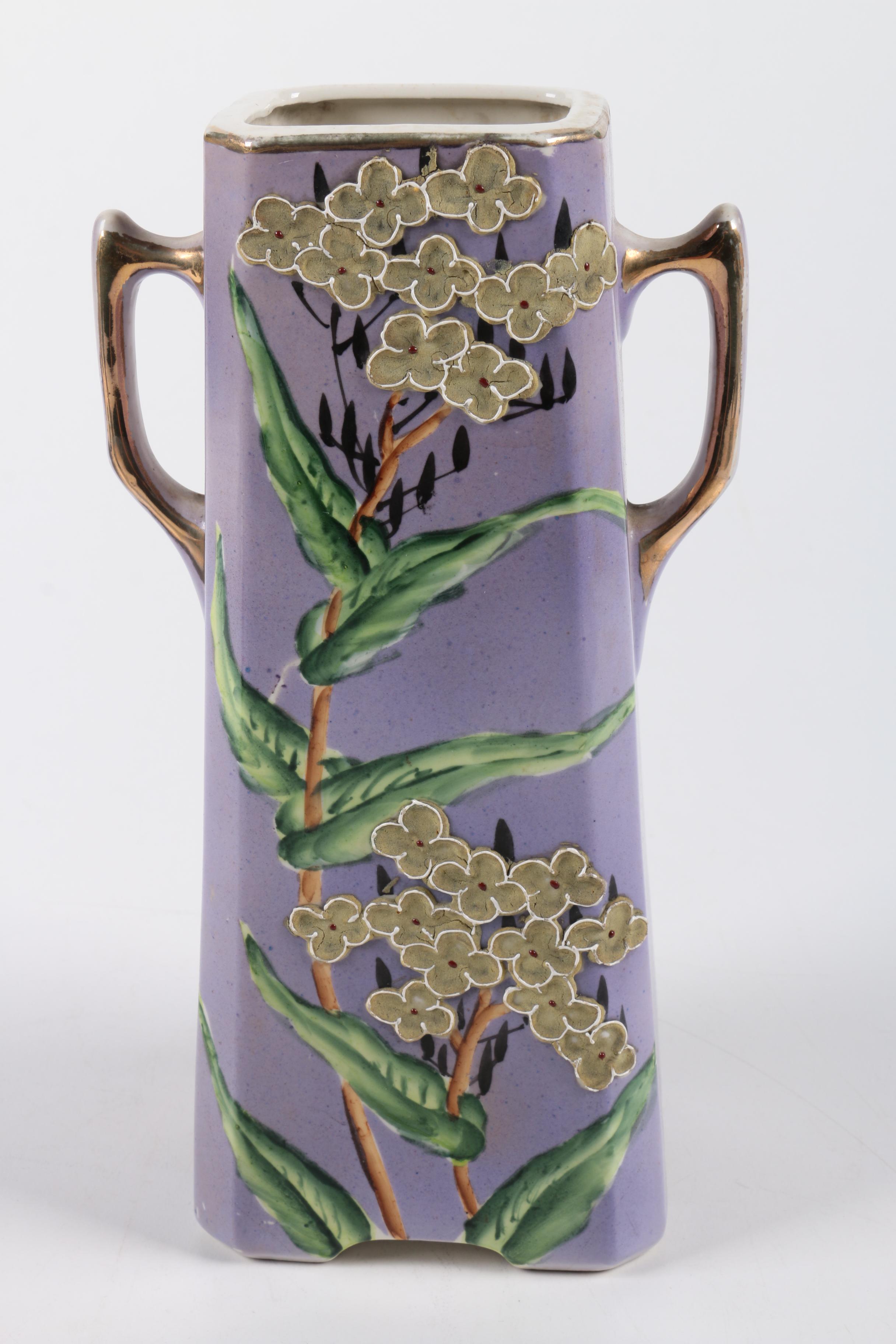 Portmeirion "Phoenix" Coffee Pot and Royal Nippon Moriage Urn EBTH