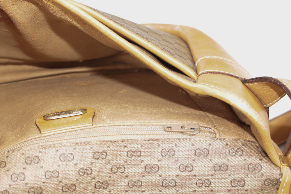 Vintage Gucci Monogram Shoulder Bag EBTH