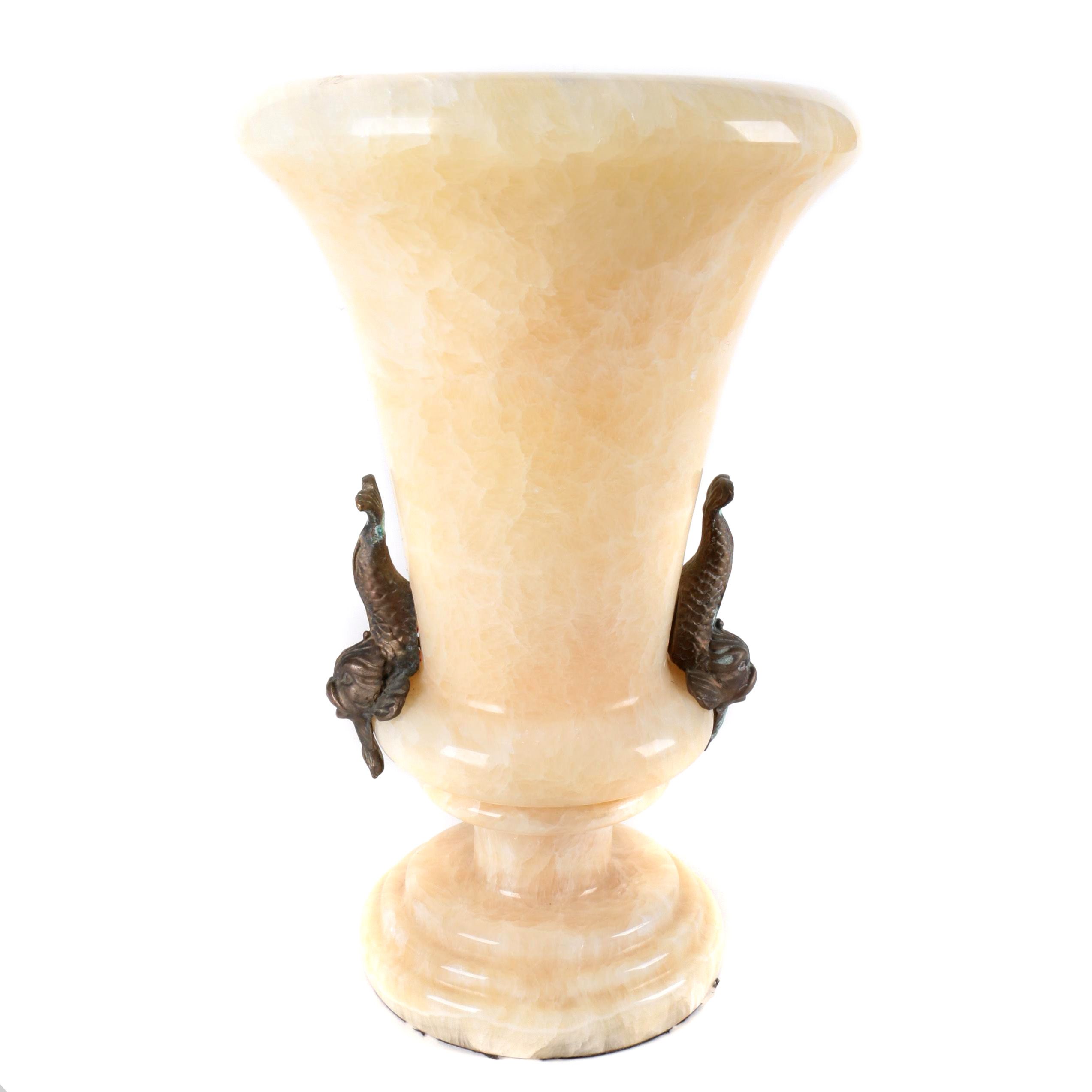 Alabaster Vase EBTH