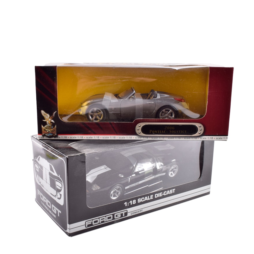 Cast Cars Ford Gt And 2006 Pontiac Solstice Ebth Cast Cars Ford Gt And 2006 Pontiac Solstice
