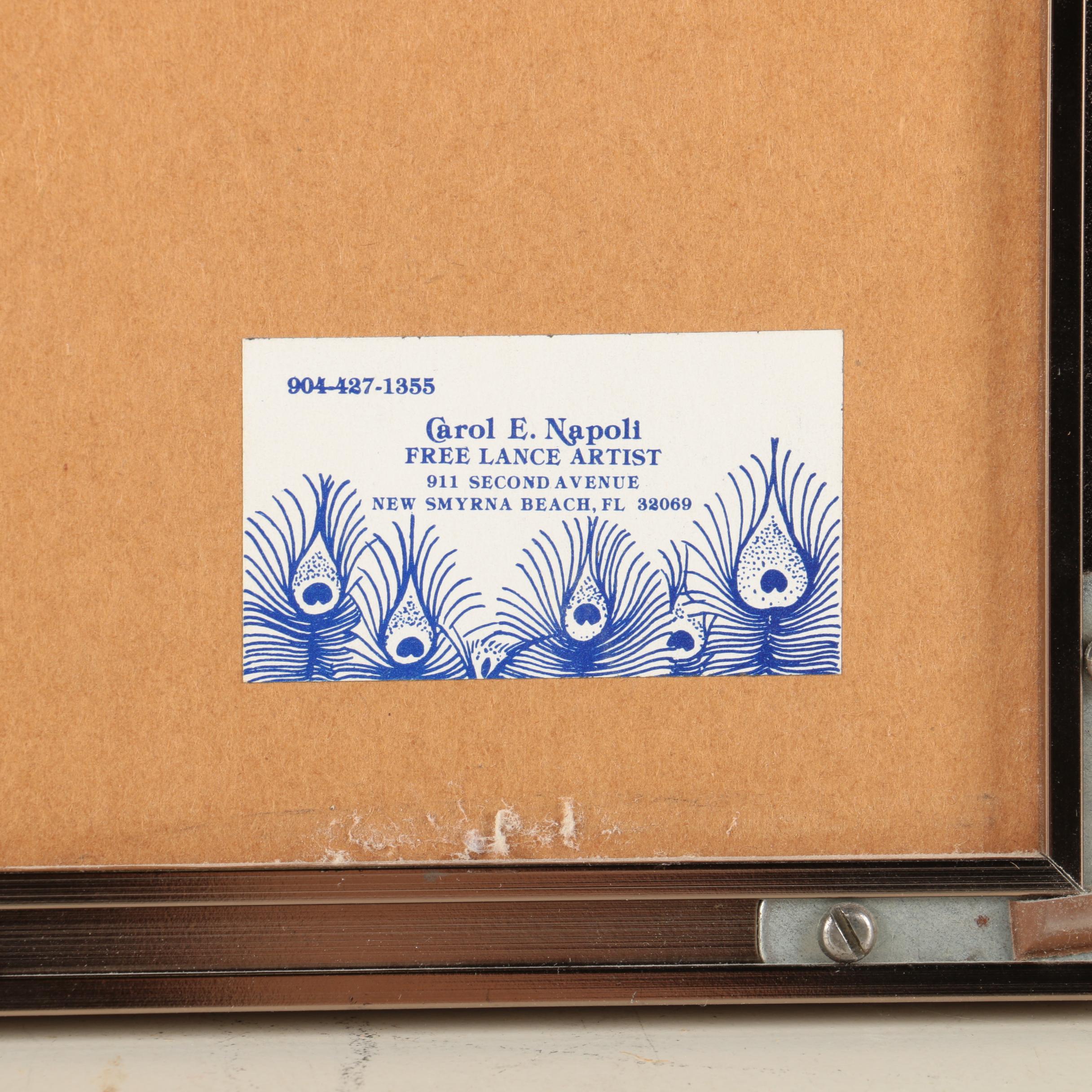 Carol E. Napoli and Libby Chalk Pastel Drawings of Beaches ...