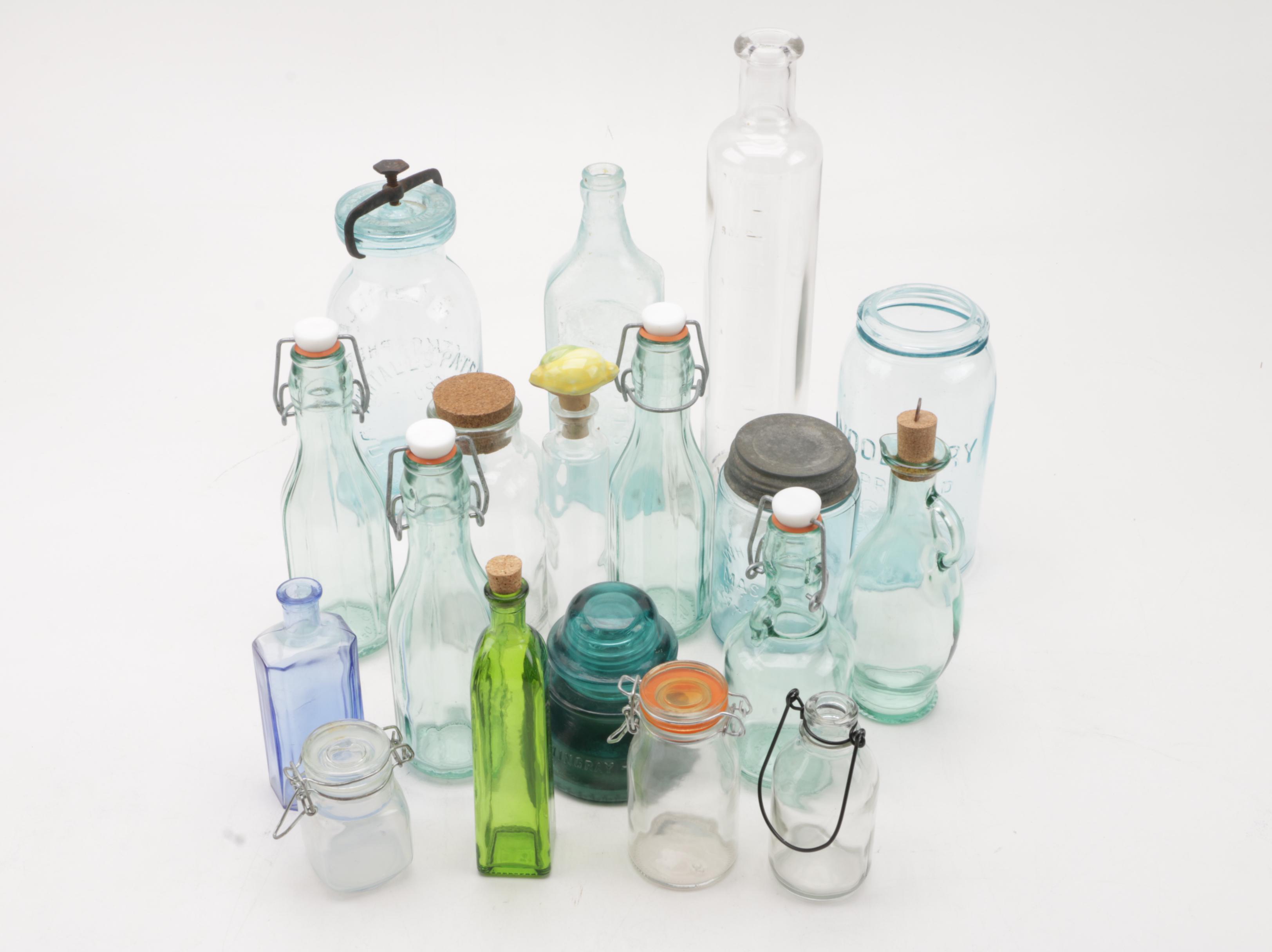 Vintage Glass Bottles and Jars EBTH