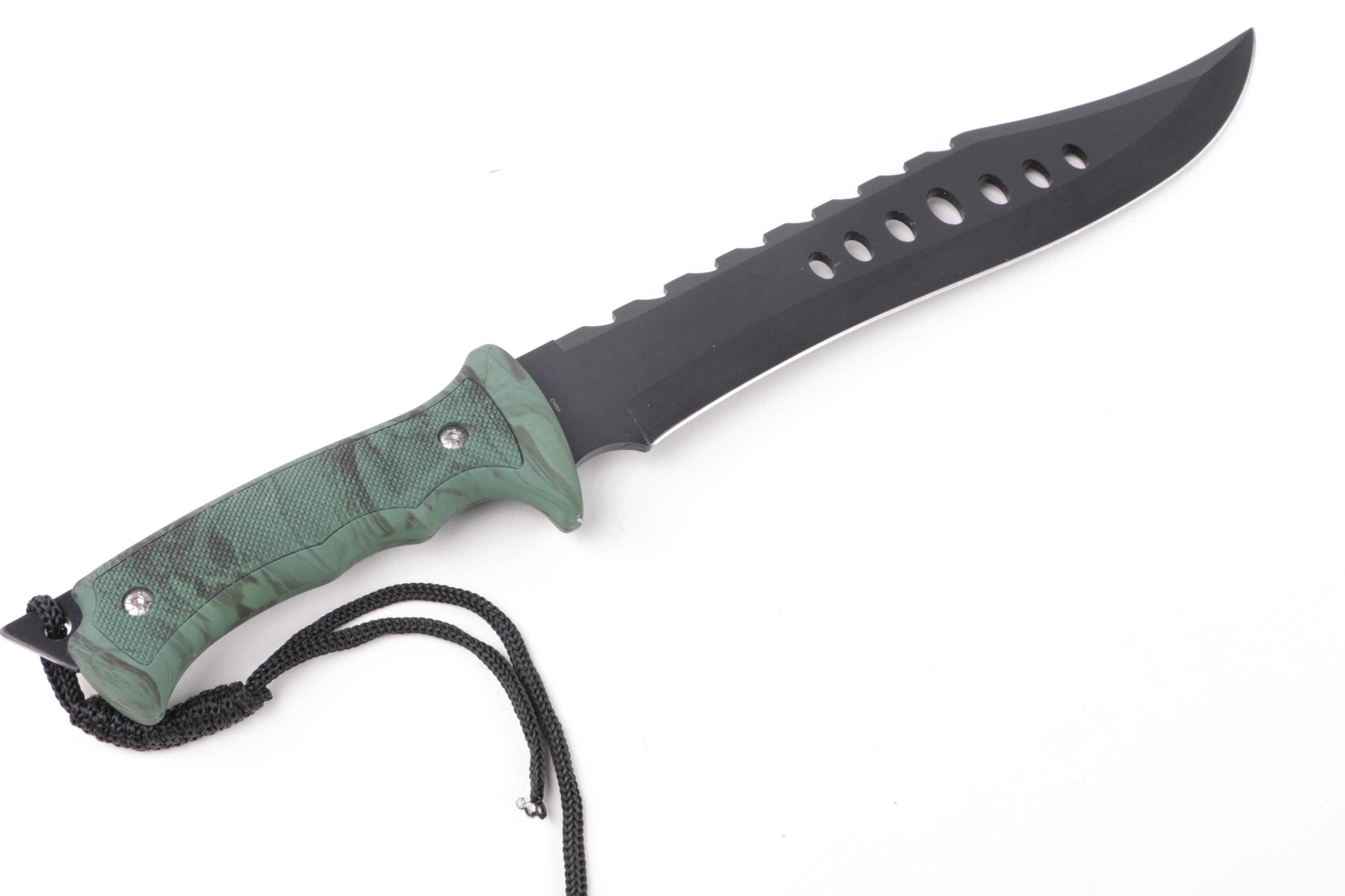 TacAssault Knife with Sheath EBTH