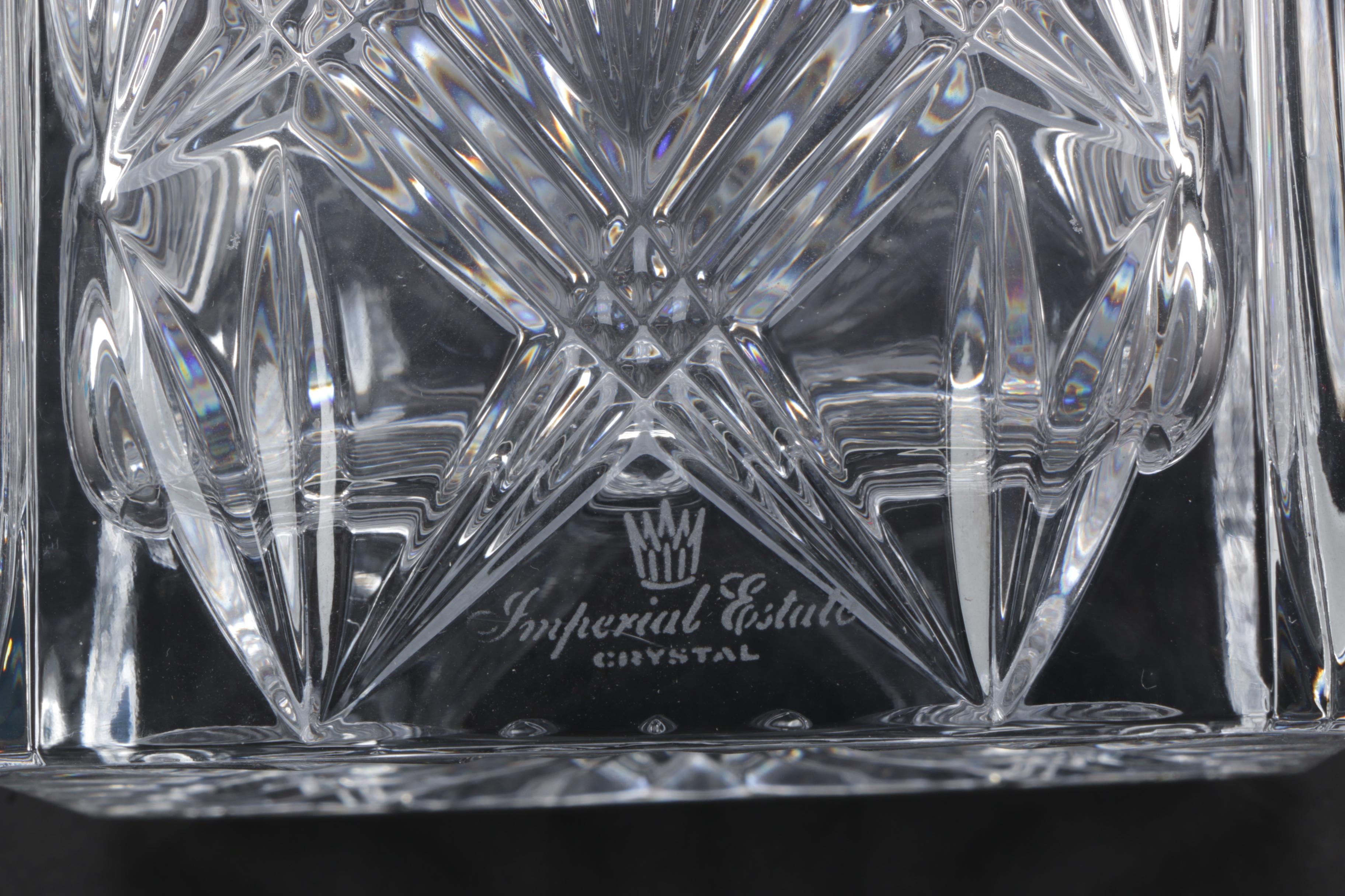 Imperial Estate Crystal Decanters EBTH