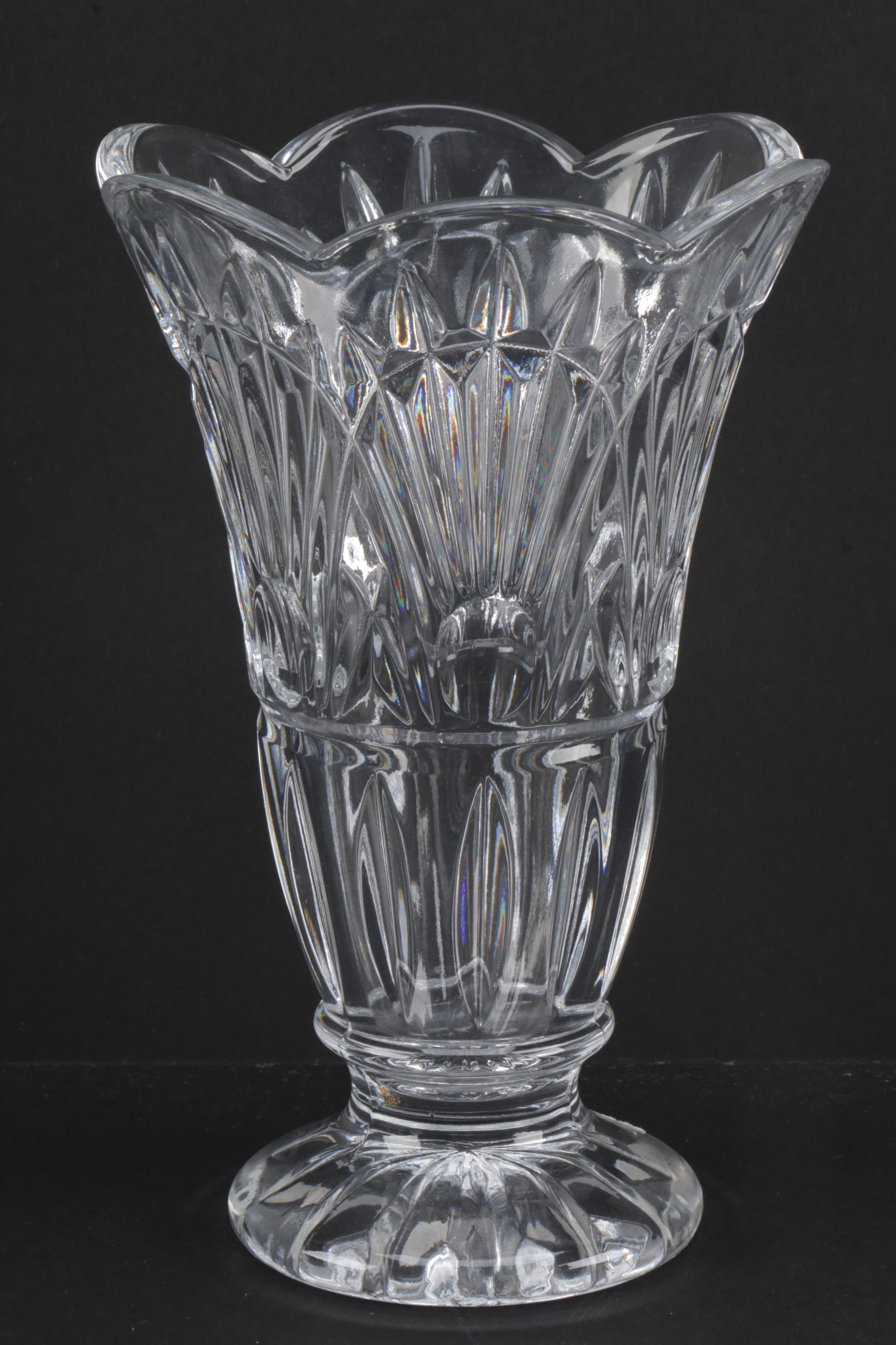 Shannon Crystal Designs of Ireland Vase with Rose Bowl EBTH