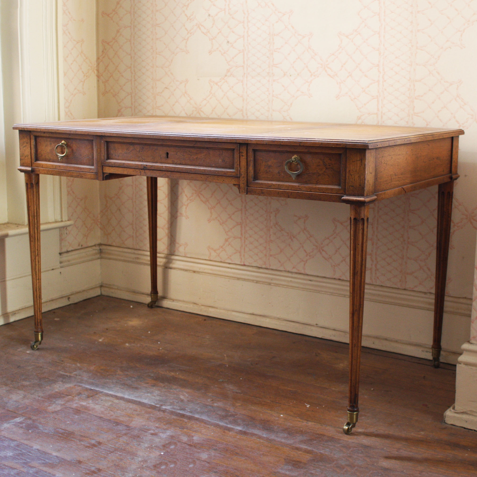 Vintage "Milling Road" Wooden Desk by Baker Furniture EBTH