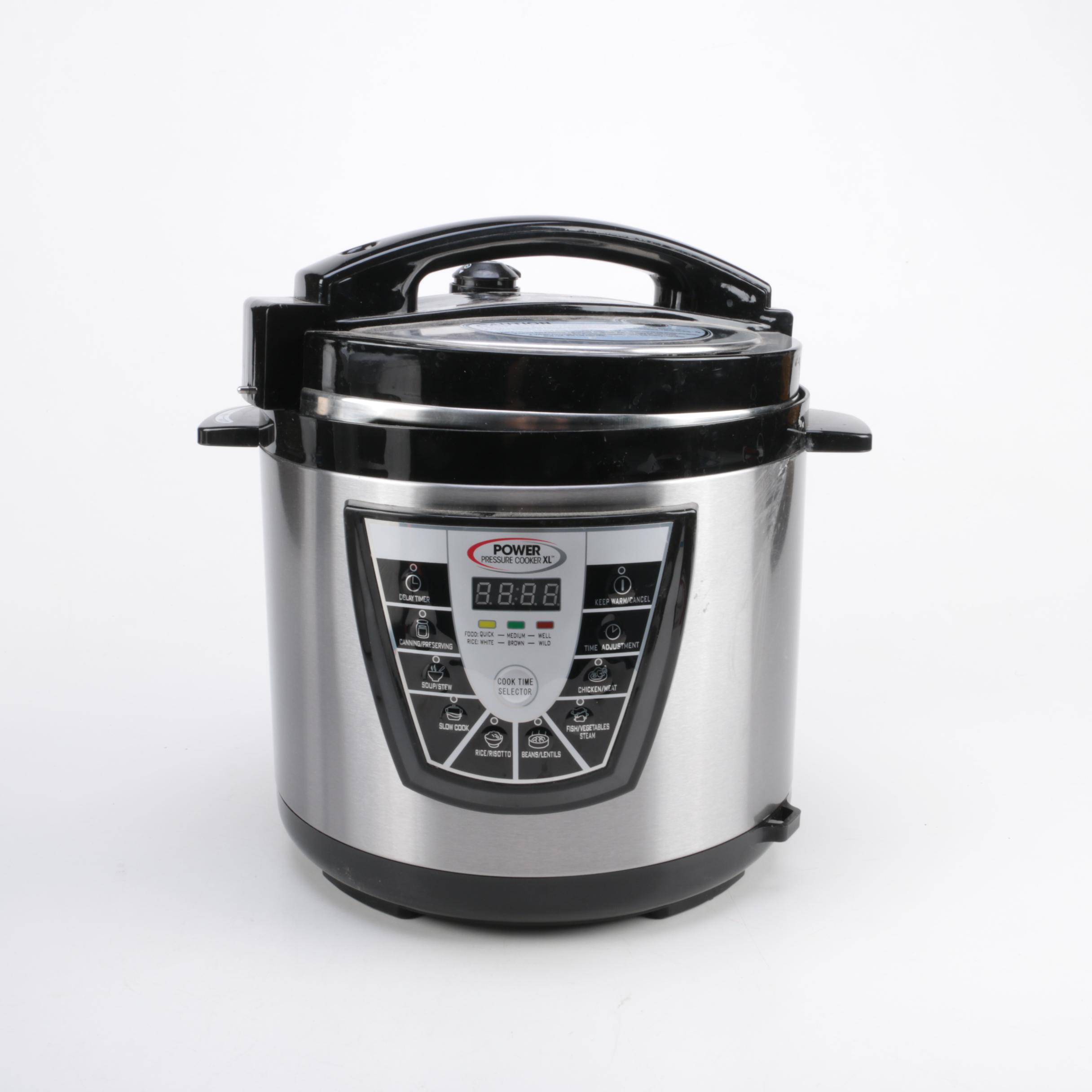 Power Presser Cooker XL and Wolfgang Puck "Bistro" Deep Fryer EBTH