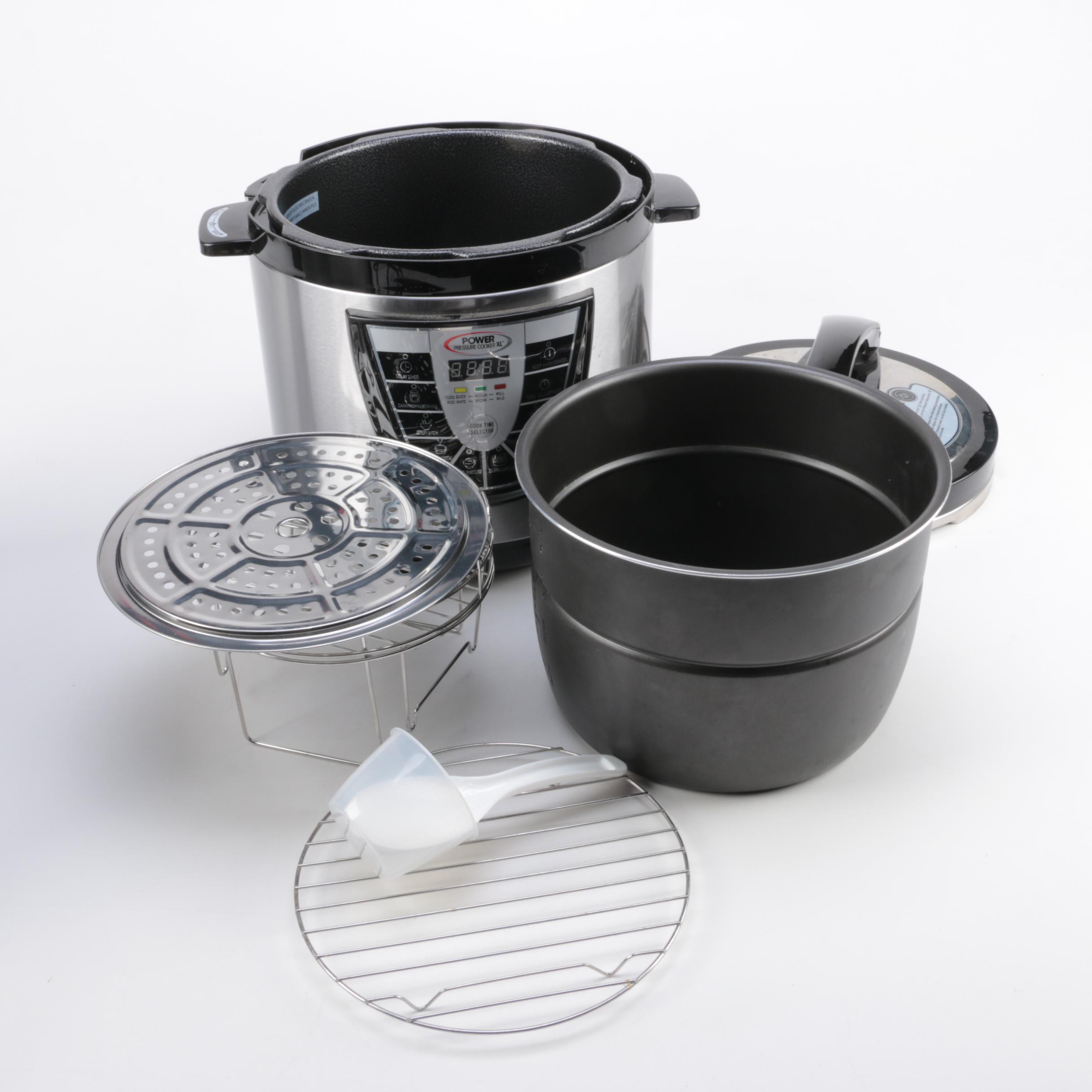 Power Presser Cooker XL and Wolfgang Puck "Bistro" Deep Fryer EBTH