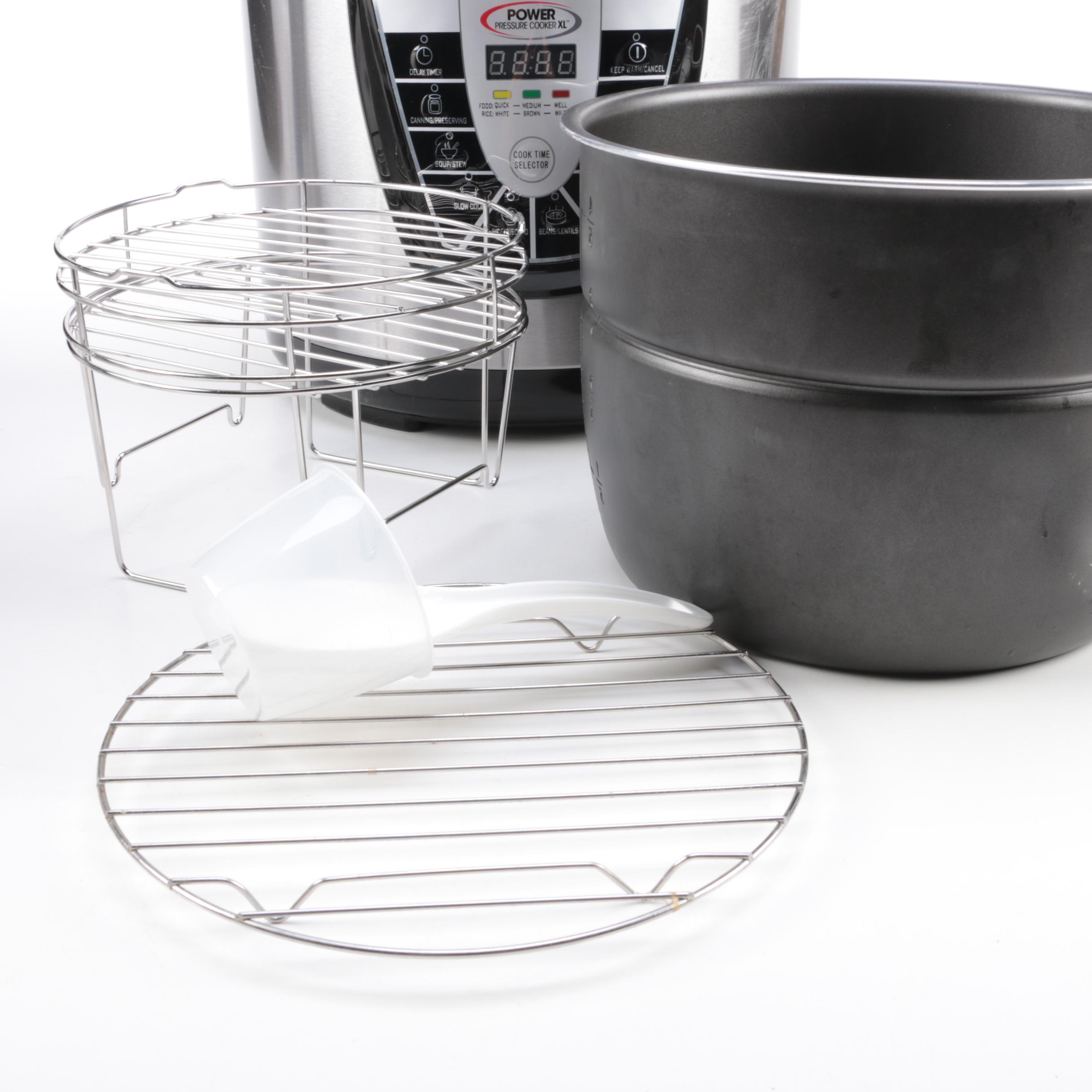 Power Presser Cooker XL and Wolfgang Puck "Bistro" Deep Fryer EBTH