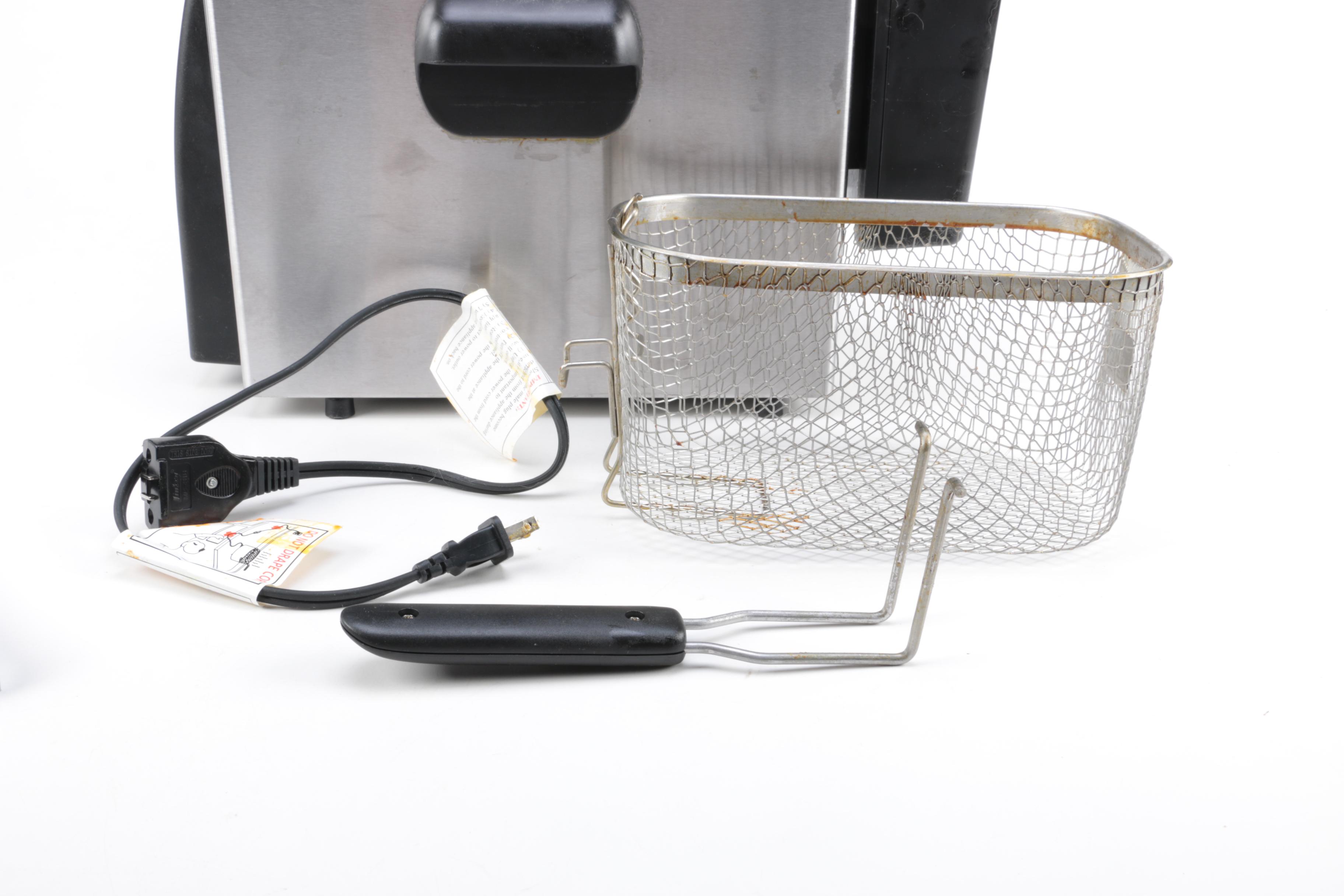 Power Presser Cooker XL and Wolfgang Puck "Bistro" Deep Fryer EBTH