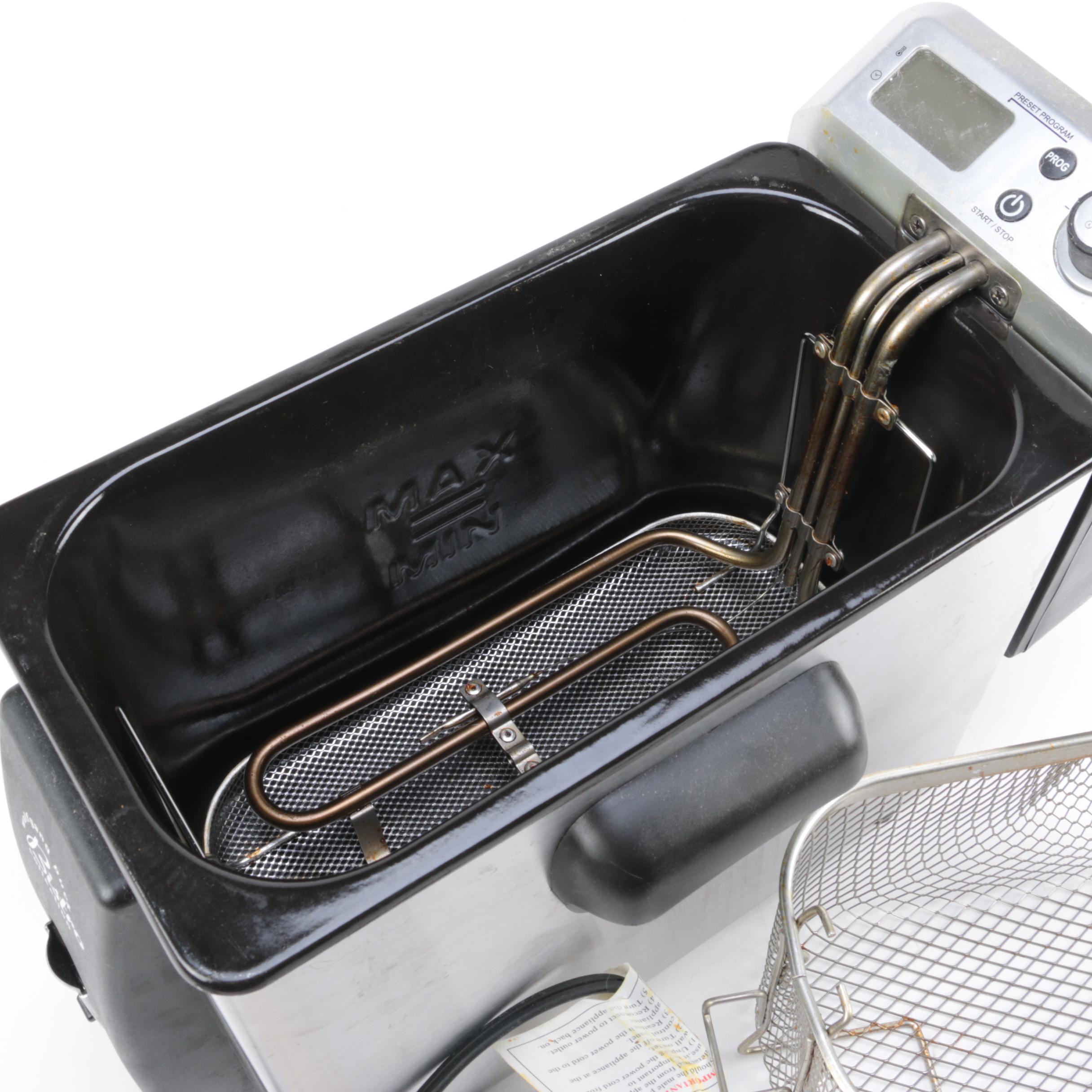 Power Presser Cooker XL and Wolfgang Puck "Bistro" Deep Fryer EBTH