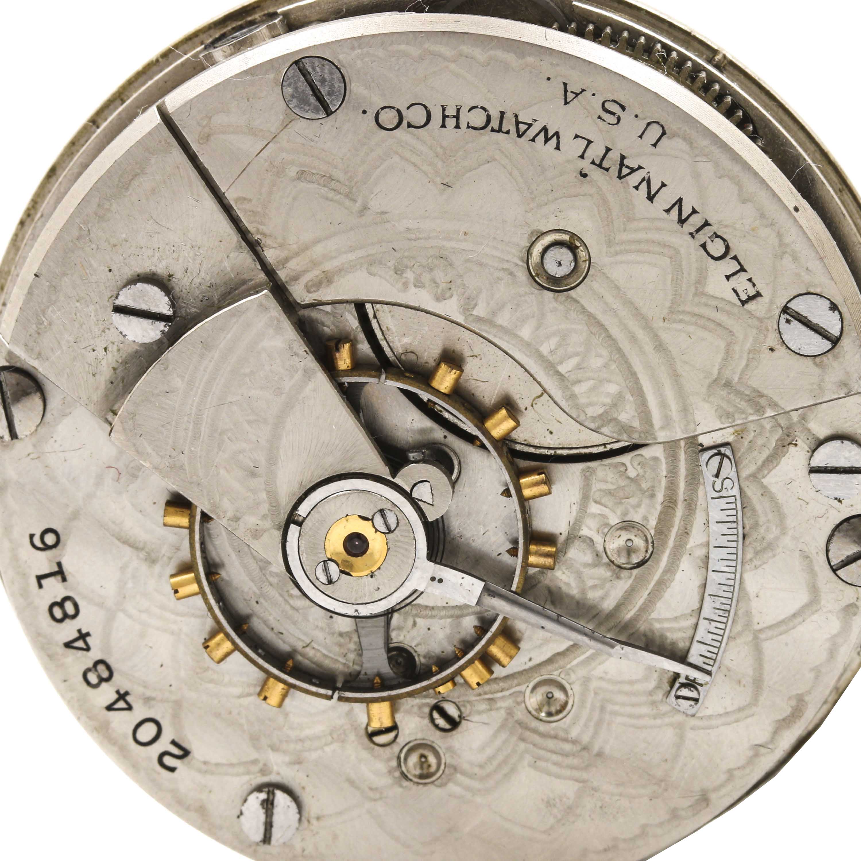 Antique Elgin Pocket Watch Movements With Dials and Hands EBTH