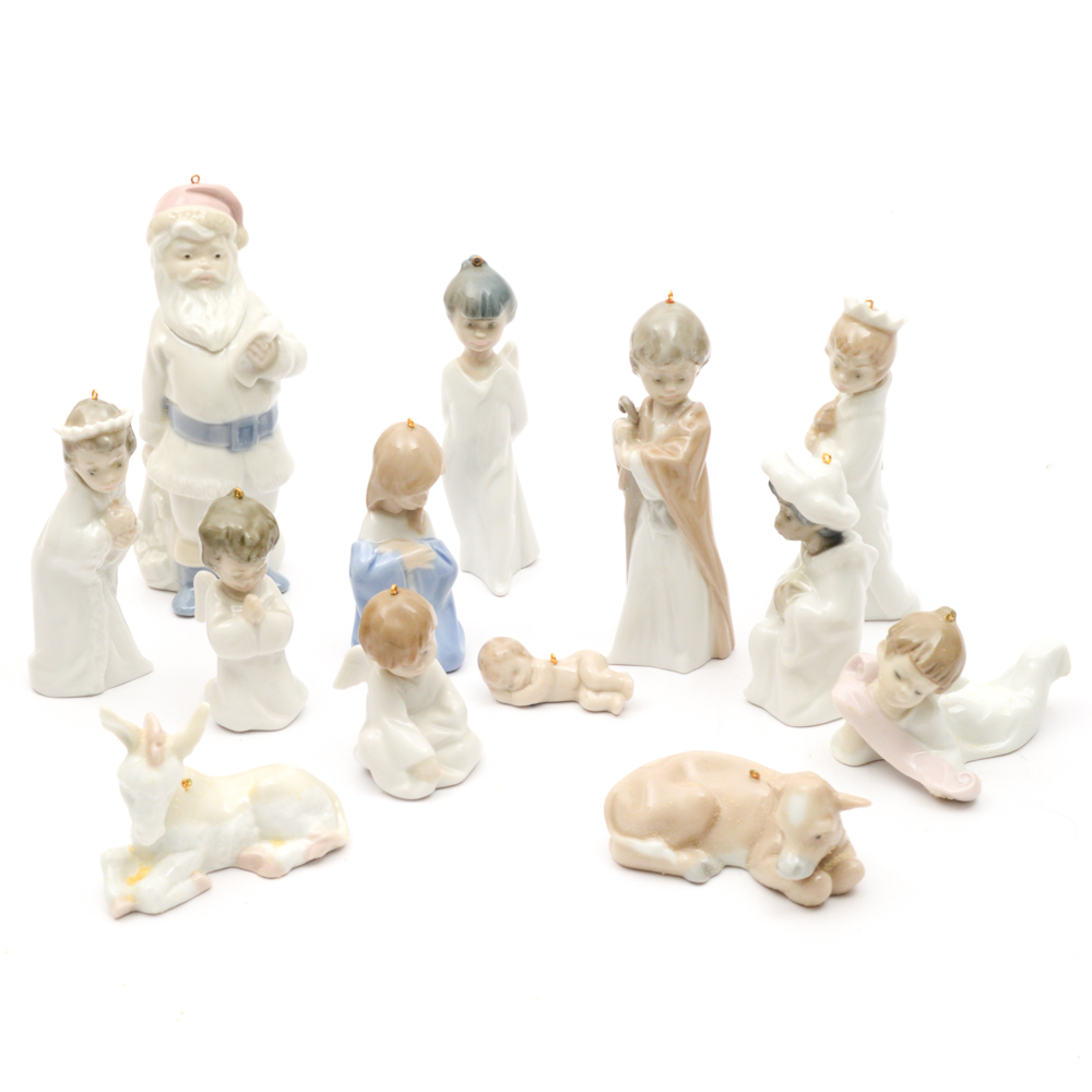 Lladro Nativity Ornament Set EBTH