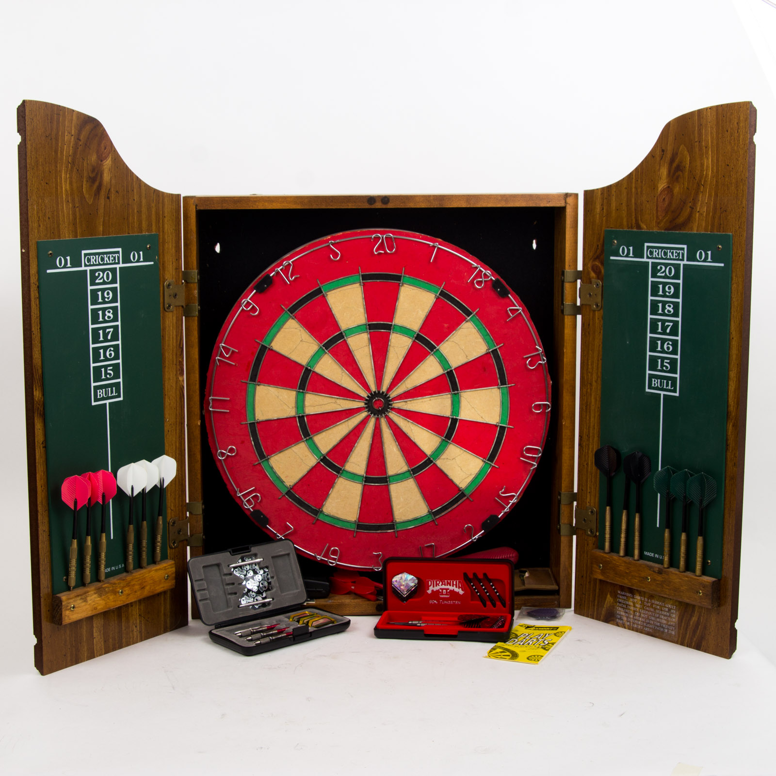 Marlboro Wall Mounted Dart Board Cabinet Ebth