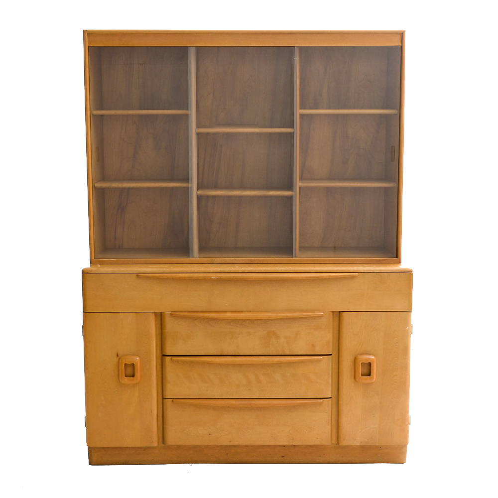 Mid Century Modern HeywoodWakefield Buffet and Hutch EBTH