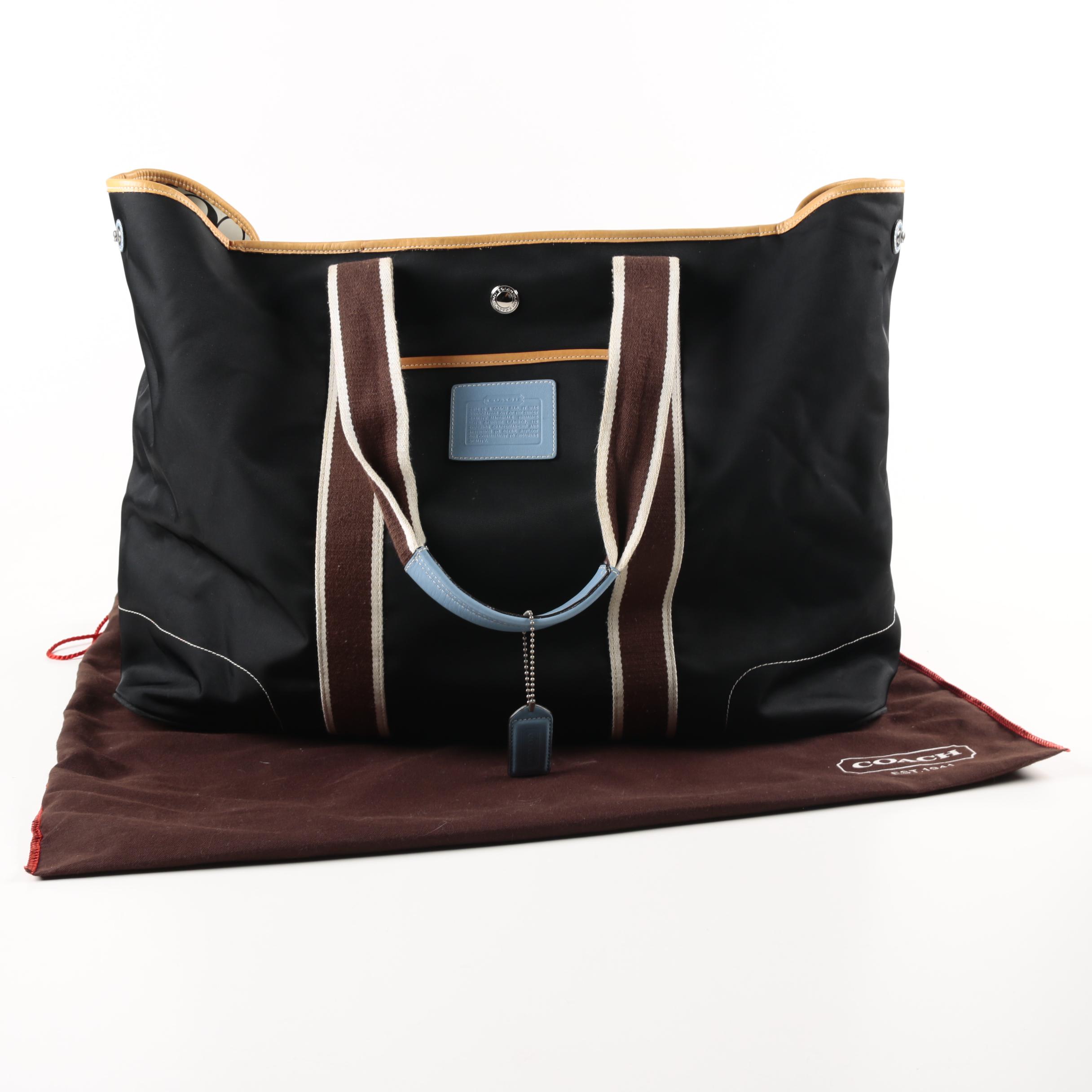 coach nylon tote bag
