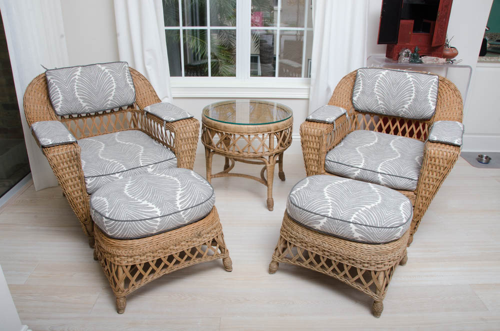 Henry Link Smithsonian Collection Wicker Furniture Set | EBTH
