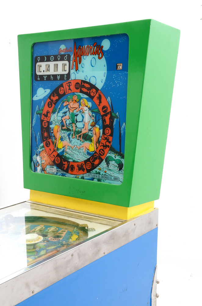 1970 Gottlieb "Aquarius" Zodiac Theme Pinball Machine EBTH