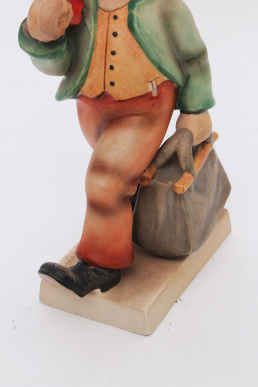 Vintage Hummel Figurine of Boy with Umbrella from "U.S. Zone Germany