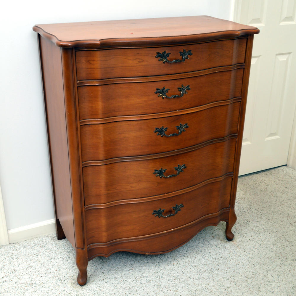 Vintage French Provincial Style Chest Of Drawers By American Drew EBTH   DSC 0019 