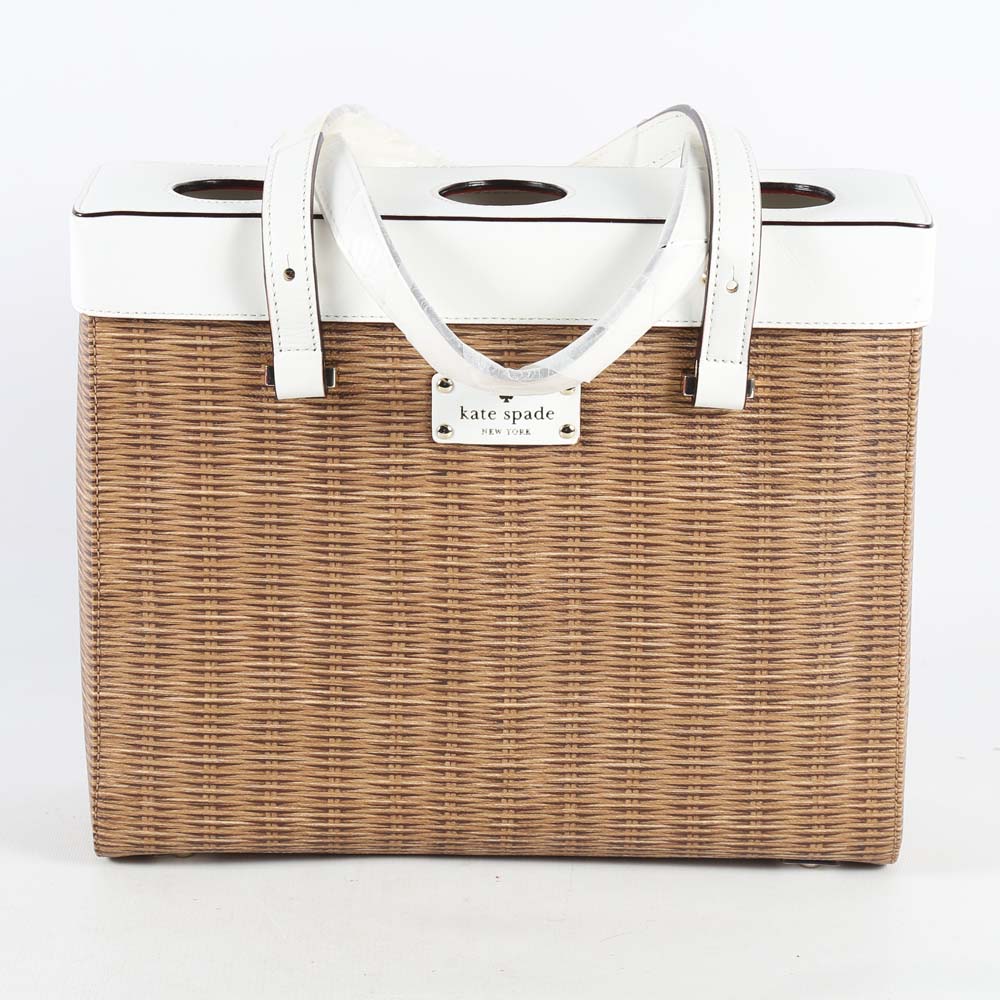 Kate Spade Champagne Tote with Cocktail and Party Invitations EBTH