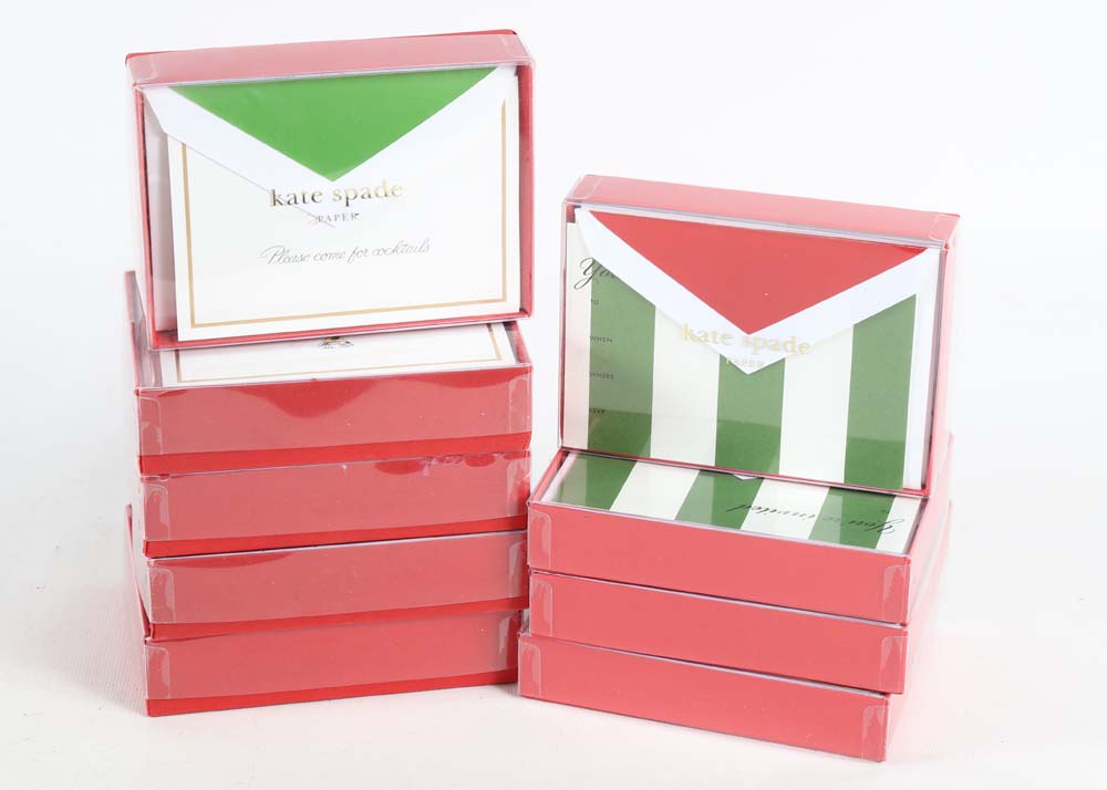 Kate Spade Champagne Tote with Cocktail and Party Invitations EBTH