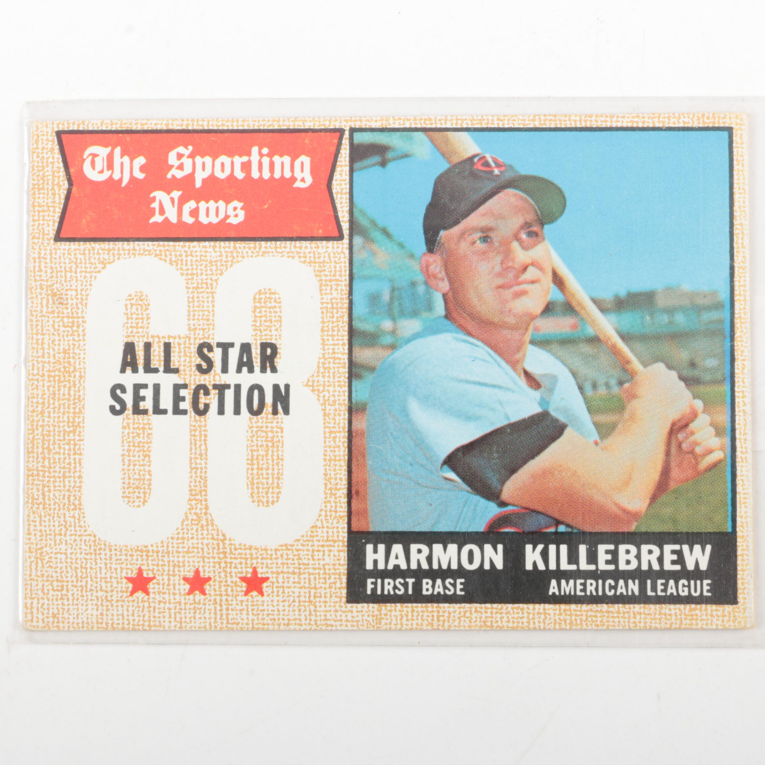 Collection of 1968 "The Sporting News" Baseball Cards EBTH