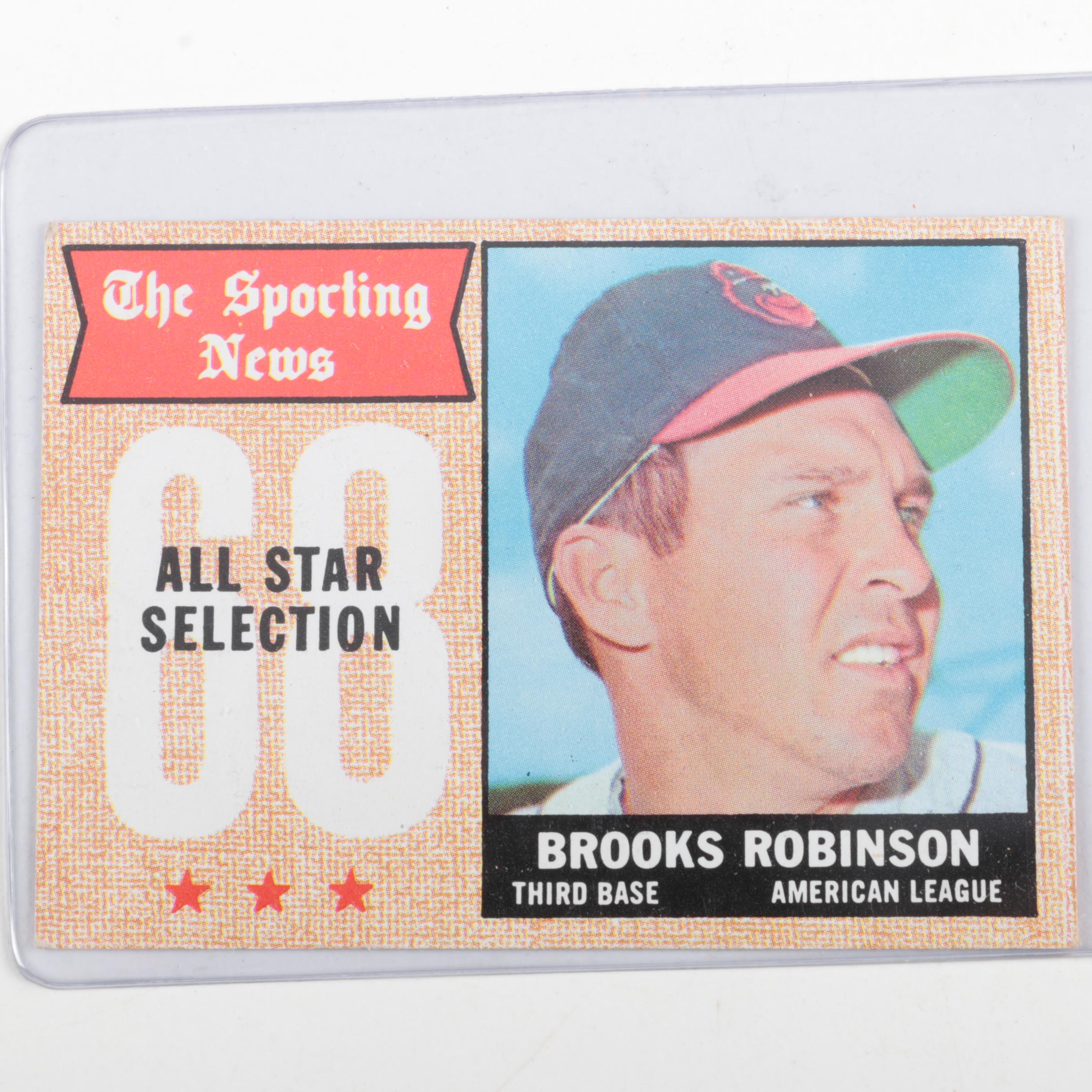 Collection of 1968 "The Sporting News" Baseball Cards EBTH