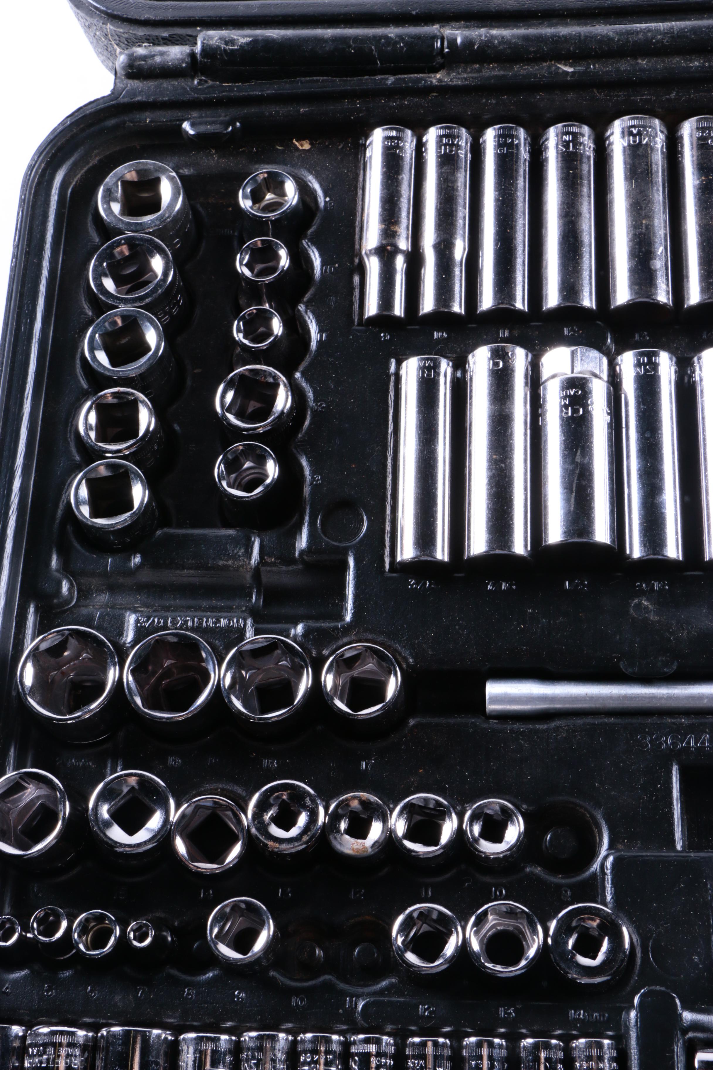 Craftsman Socket Wrench Set with Case EBTH