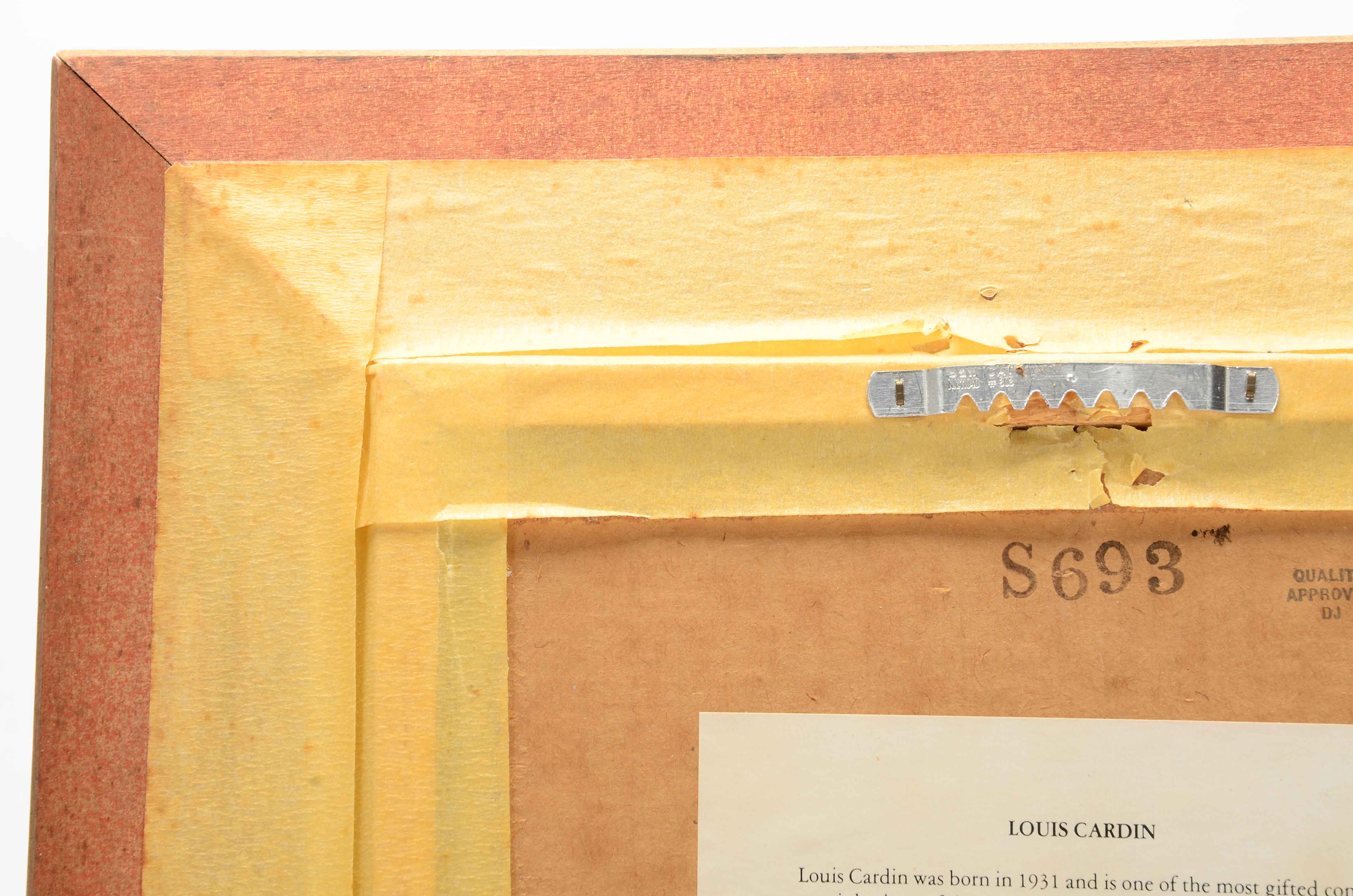 Louis Cardin Original Enamel Painting on Copper EBTH