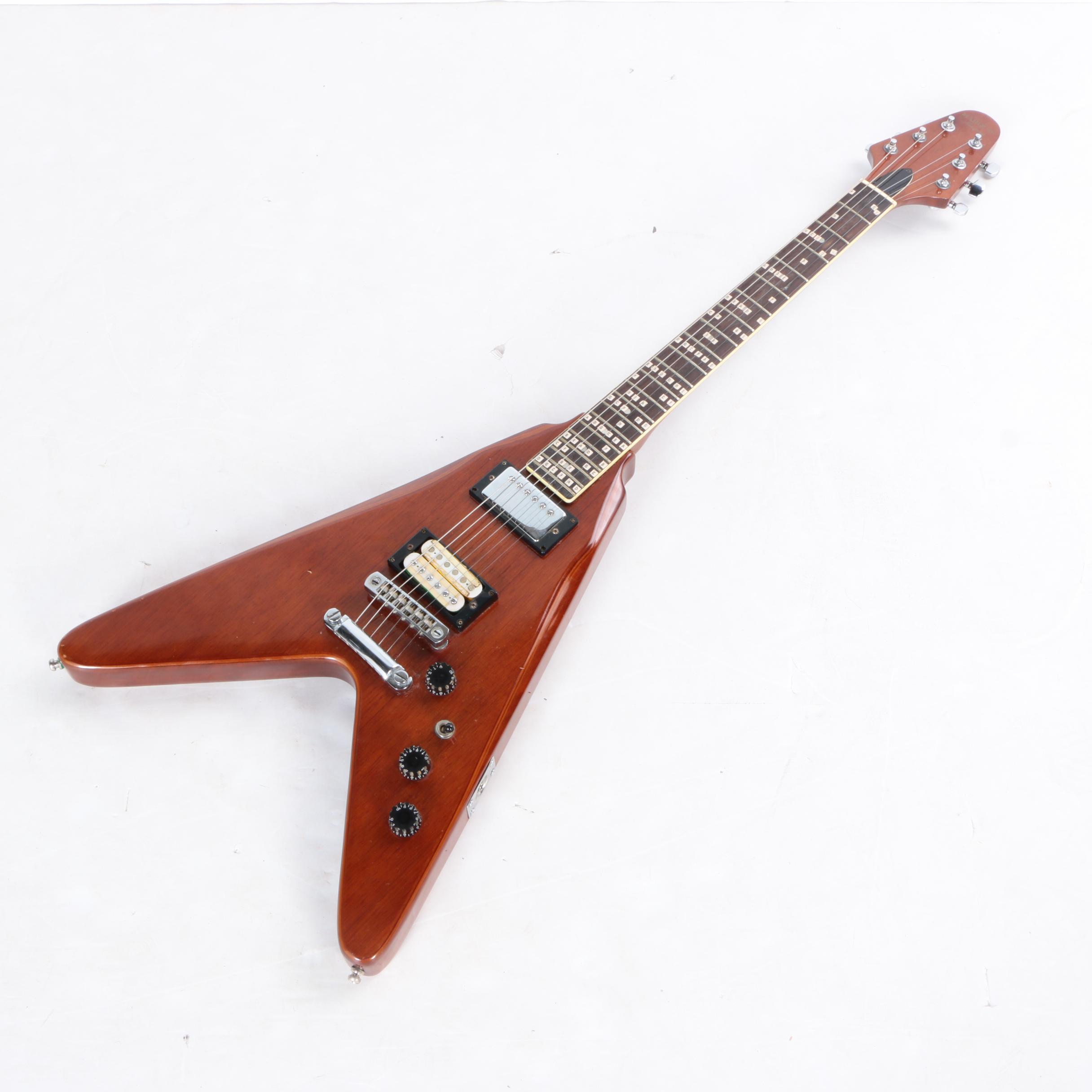 Harmony Marquis Flying V Style Electric Guitar with Case EBTH