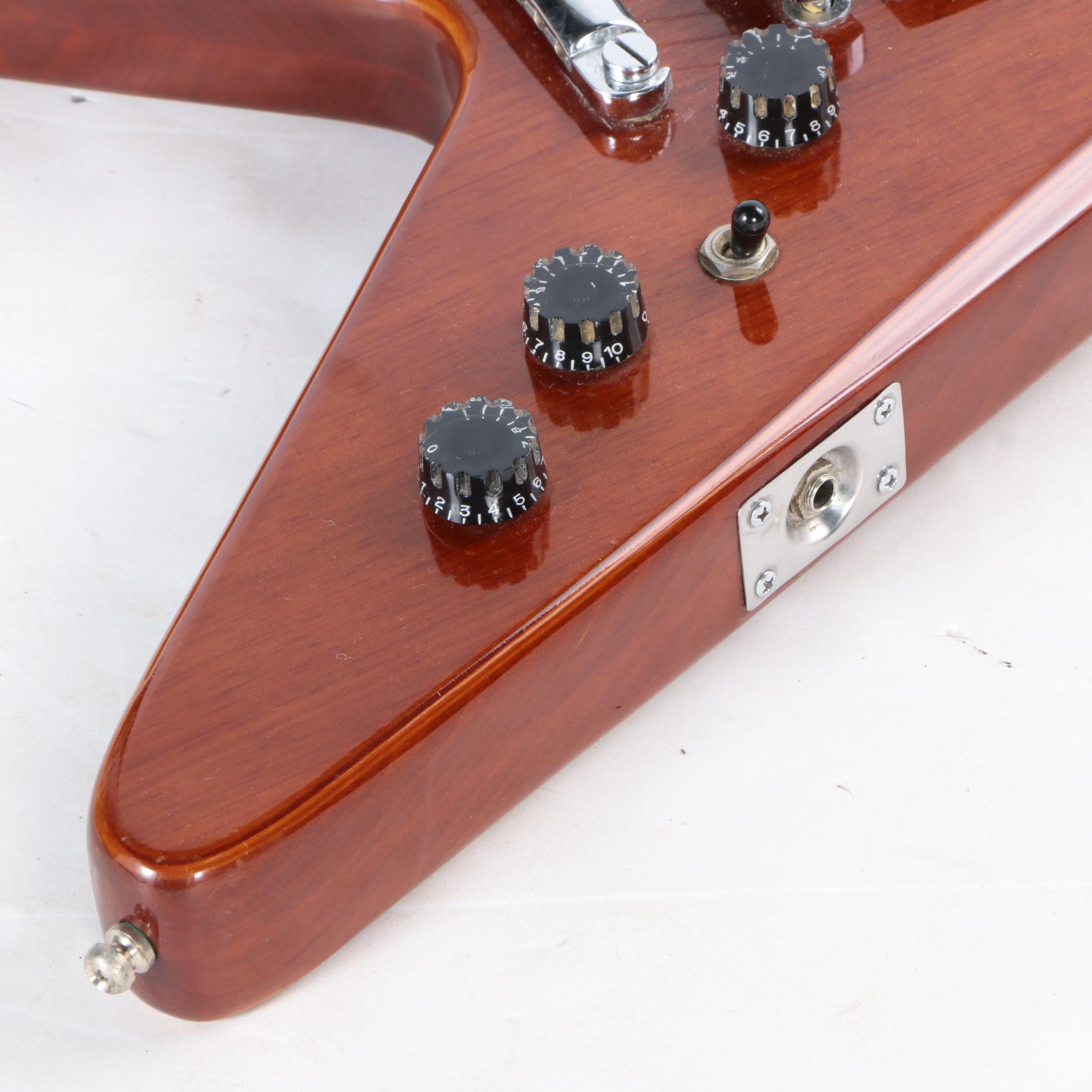 Harmony Marquis Flying V Style Electric Guitar with Case EBTH