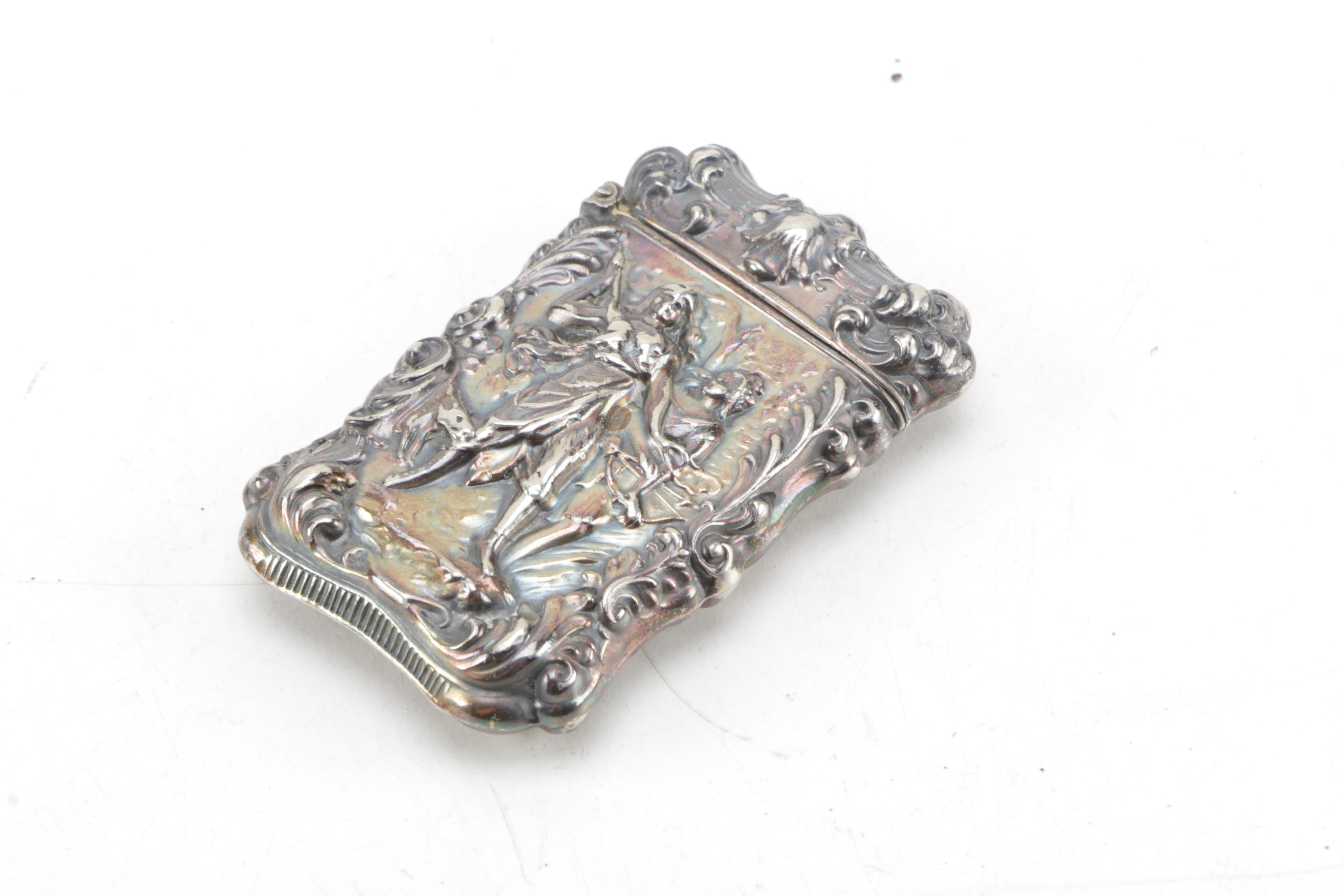 Bristol Silver Company Match Safe and Other Silver Plate Décor EBTH