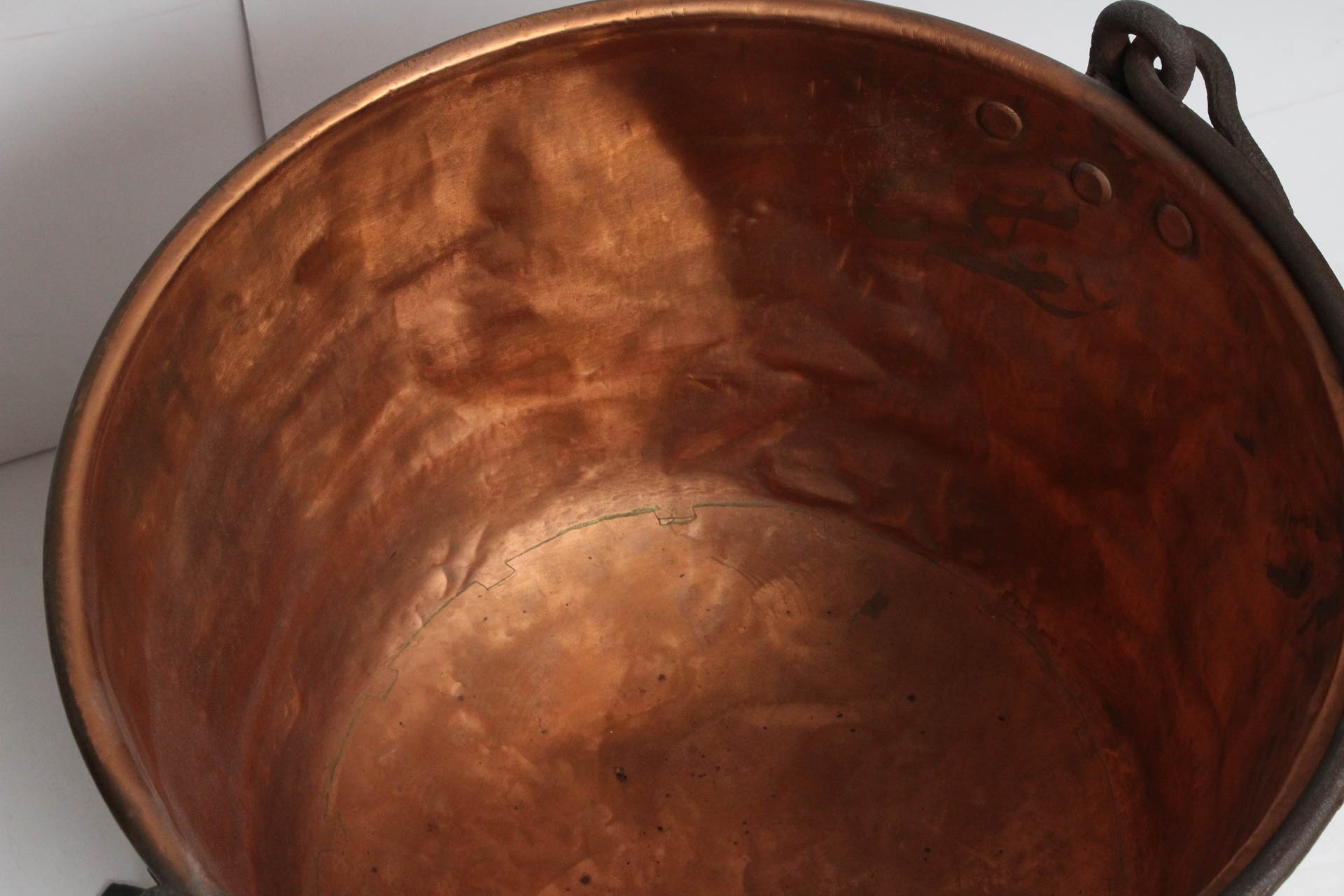Antique Copper Apple Butter Kettle with Stand and Tools EBTH