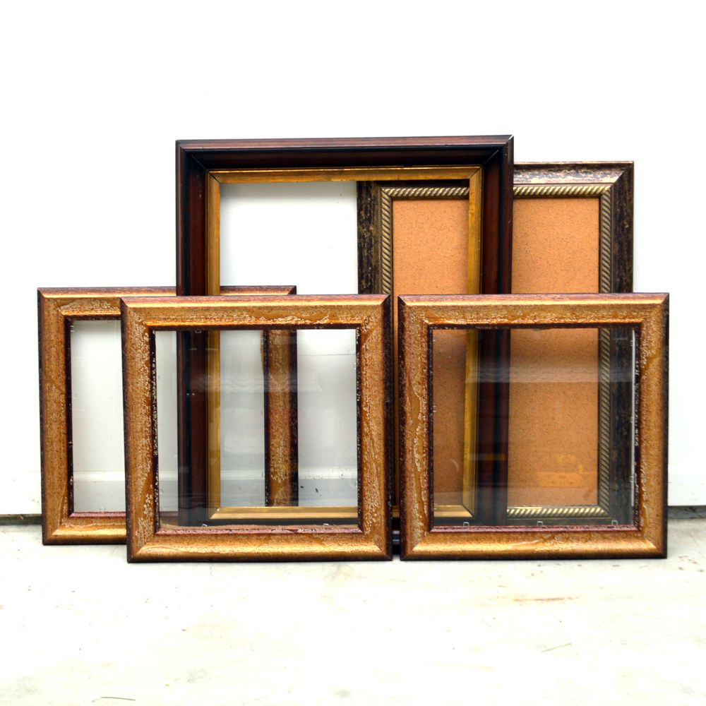 Wooden Gold Tone Frames EBTH