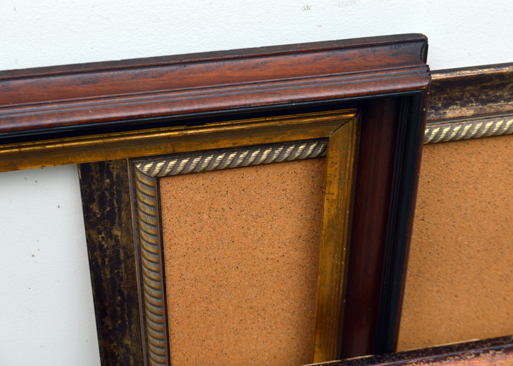 Wooden Gold Tone Frames EBTH