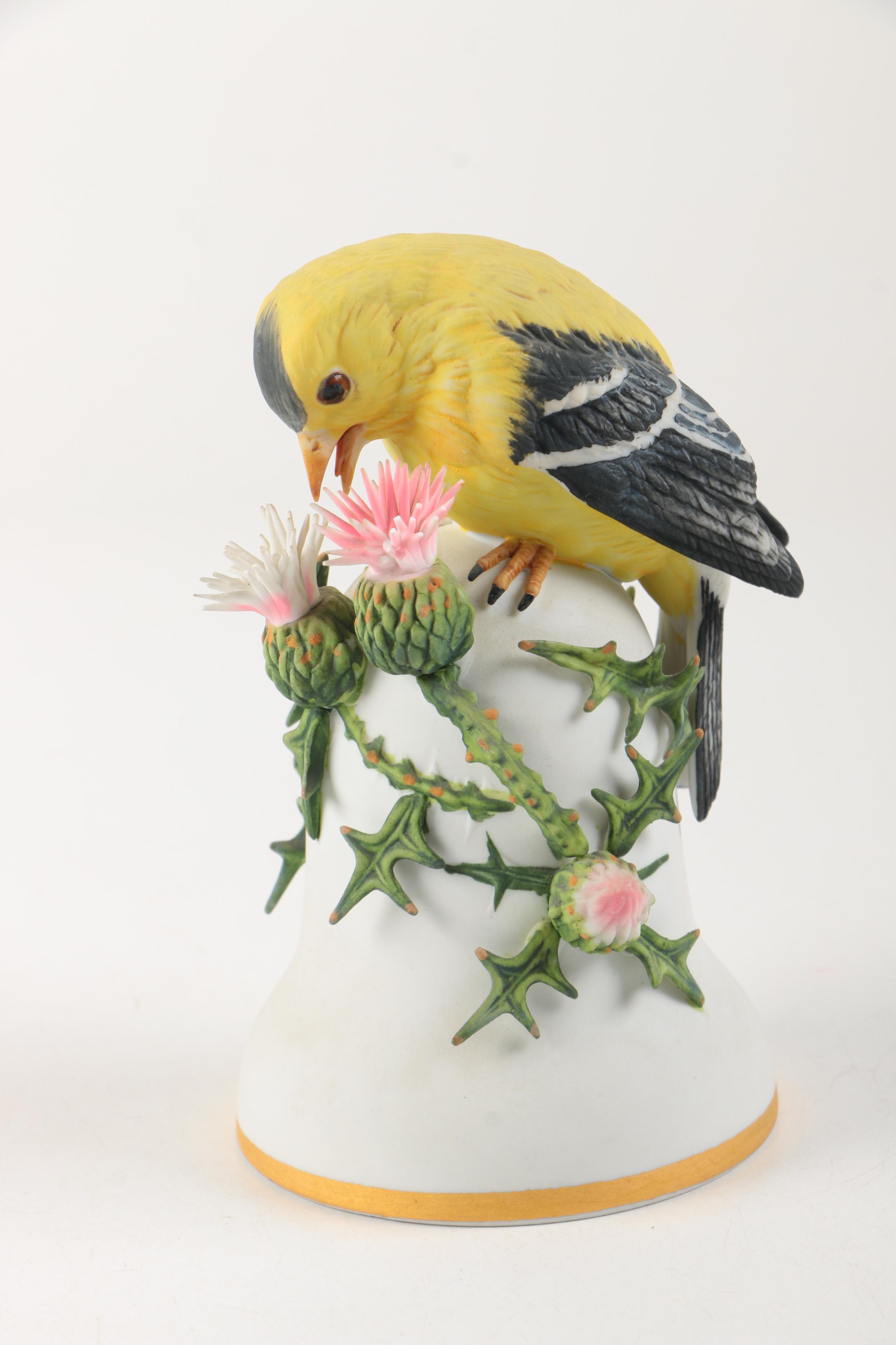 Assortment of Vintage Franklin Porcelain Bird Figurines EBTH