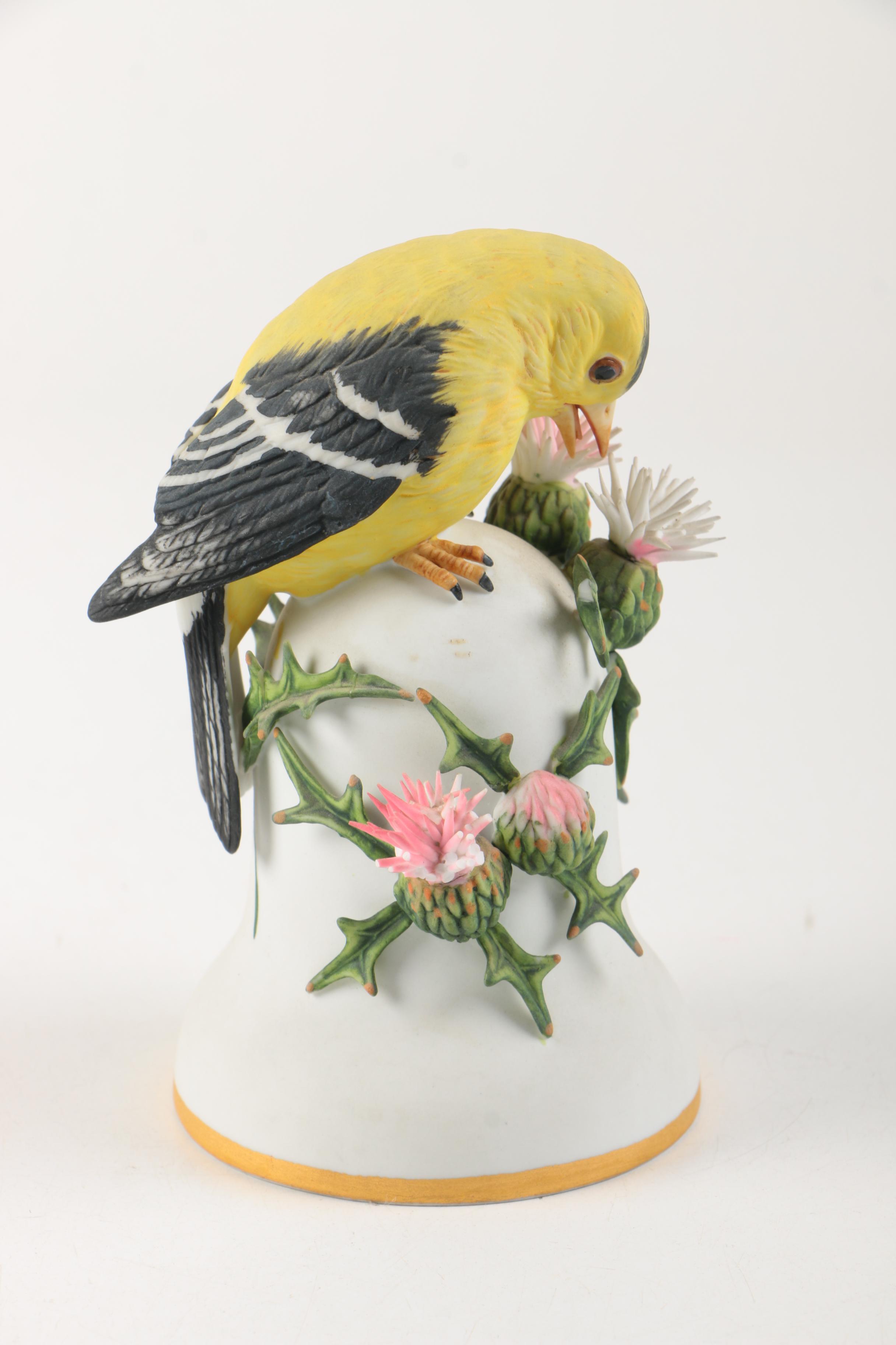 Assortment of Vintage Franklin Porcelain Bird Figurines EBTH